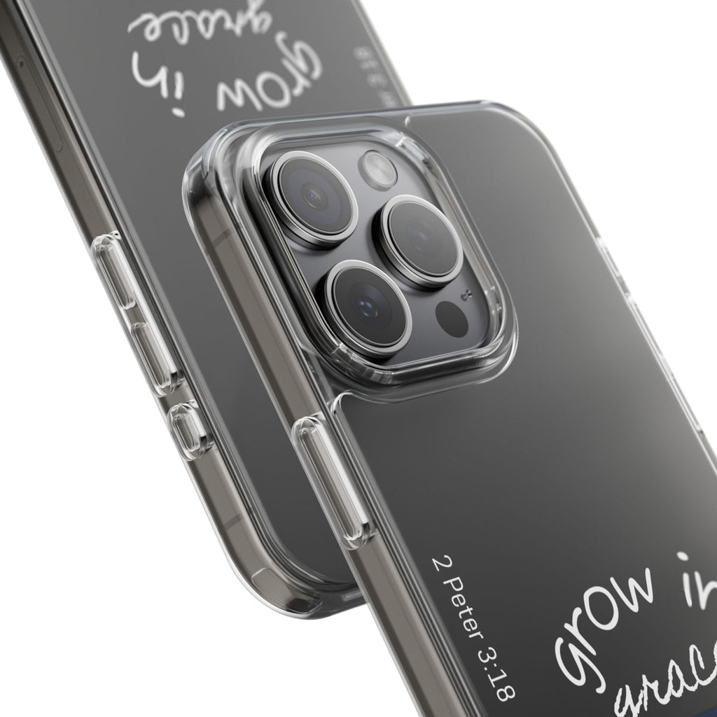 Clear Impact-Resistant Case - Grow in Grace