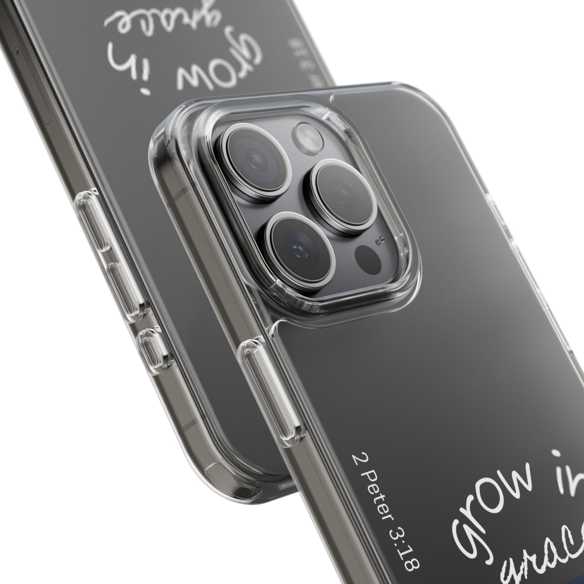 Clear Impact-Resistant Case - Grow in Grace