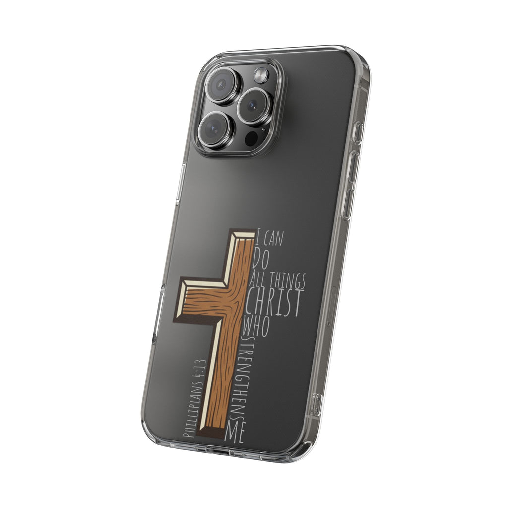 Clear Impact-Resistant Case - I Can Do All Things
