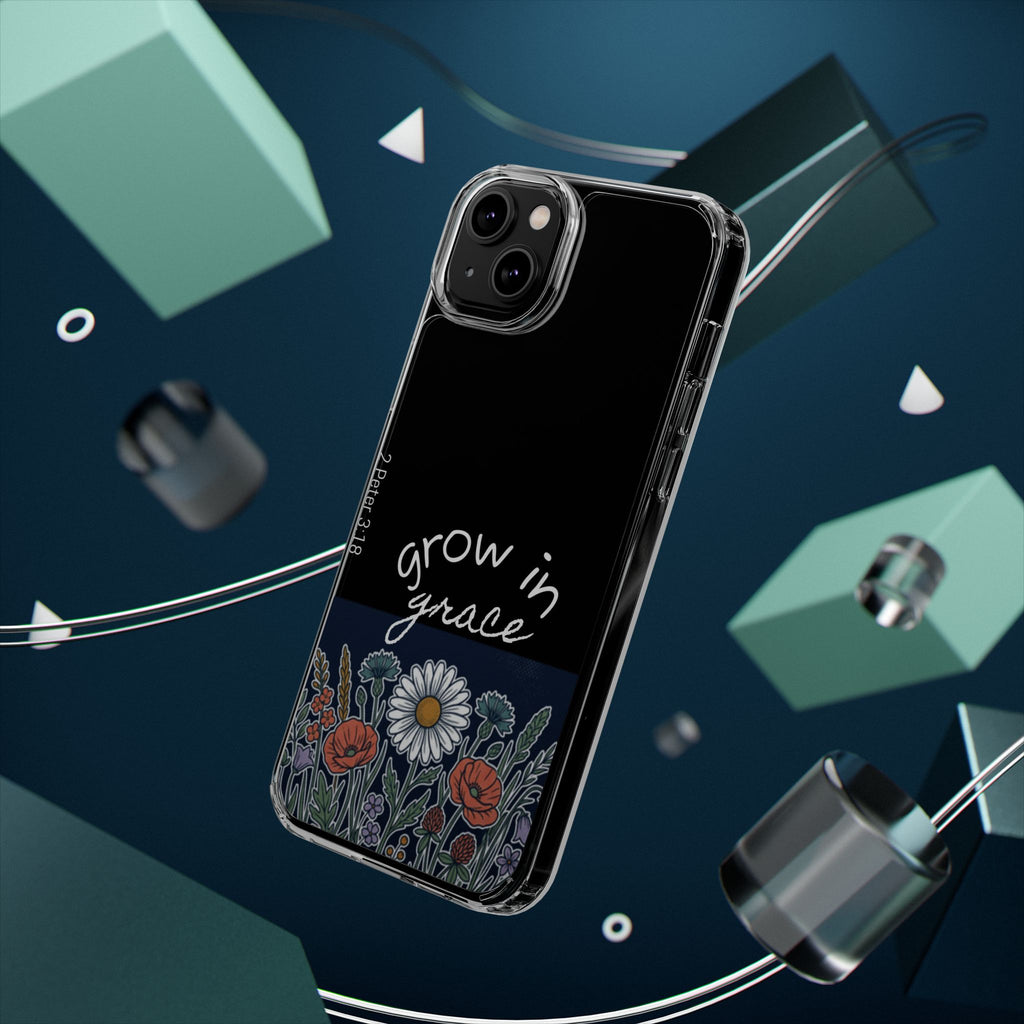 Clear Impact-Resistant Case - Grow in Grace