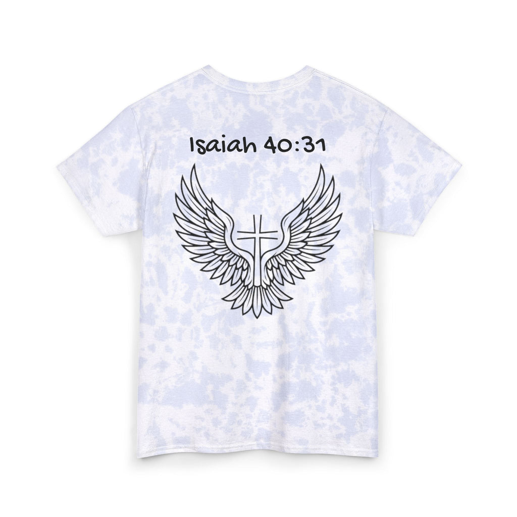 Tie Dye Cotton Tee - Isaiah 40:31