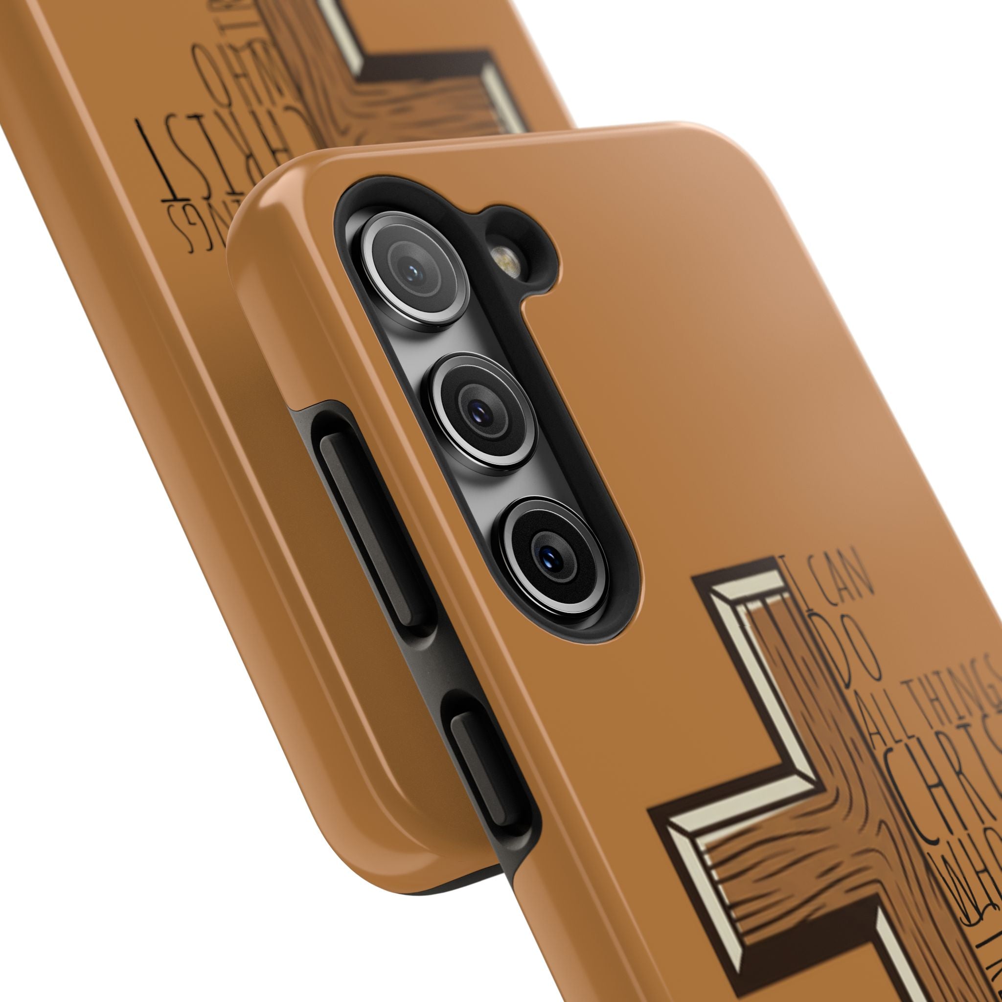 Tough Phone Case - I Can Do All Things (brown)