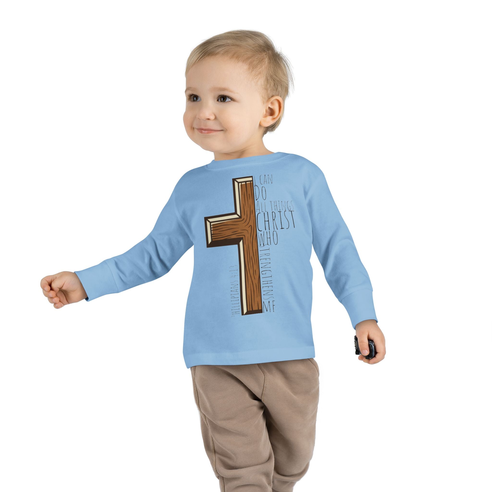 Toddler Long Sleeve Tee - I can do all things