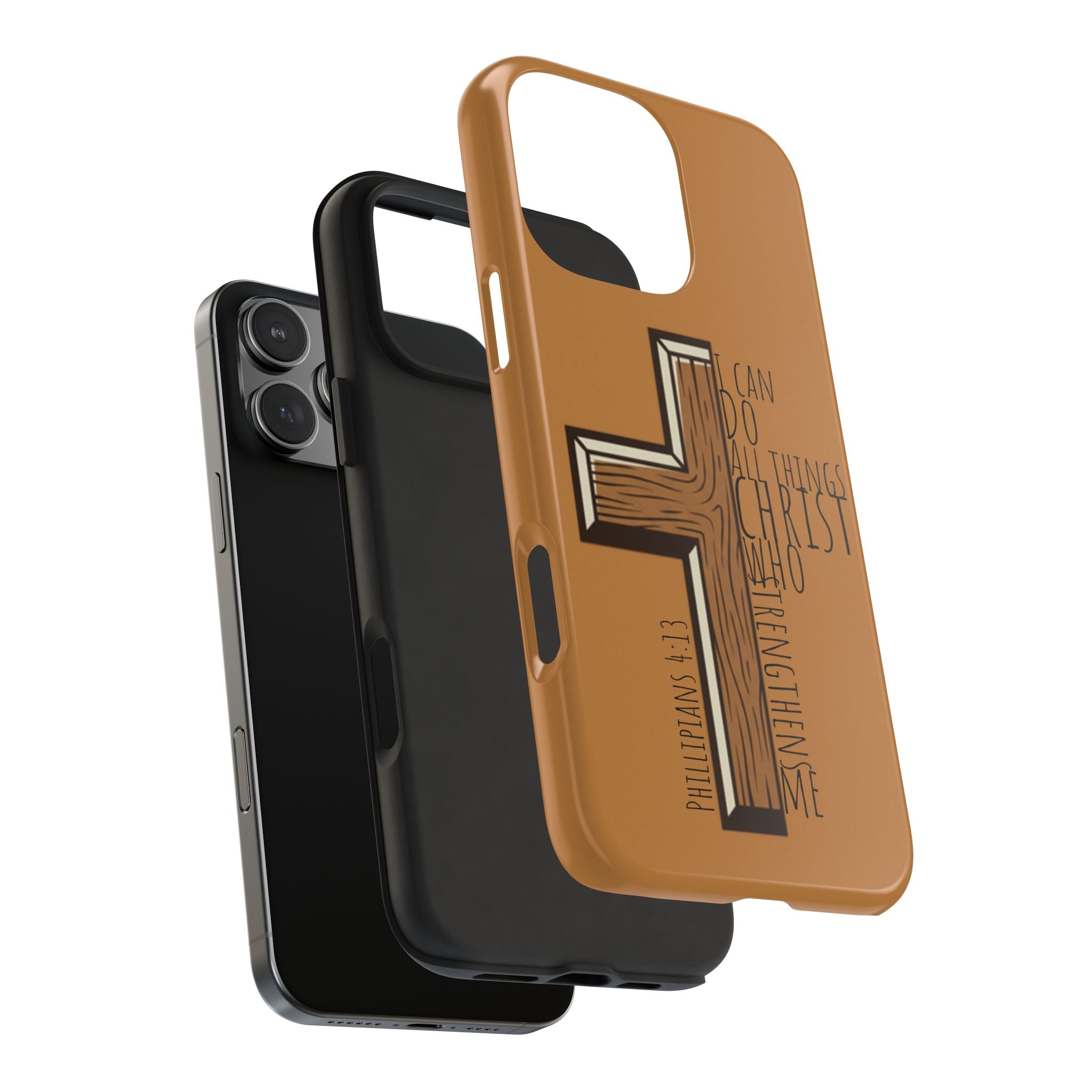 Tough Phone Case - I Can Do All Things (brown)