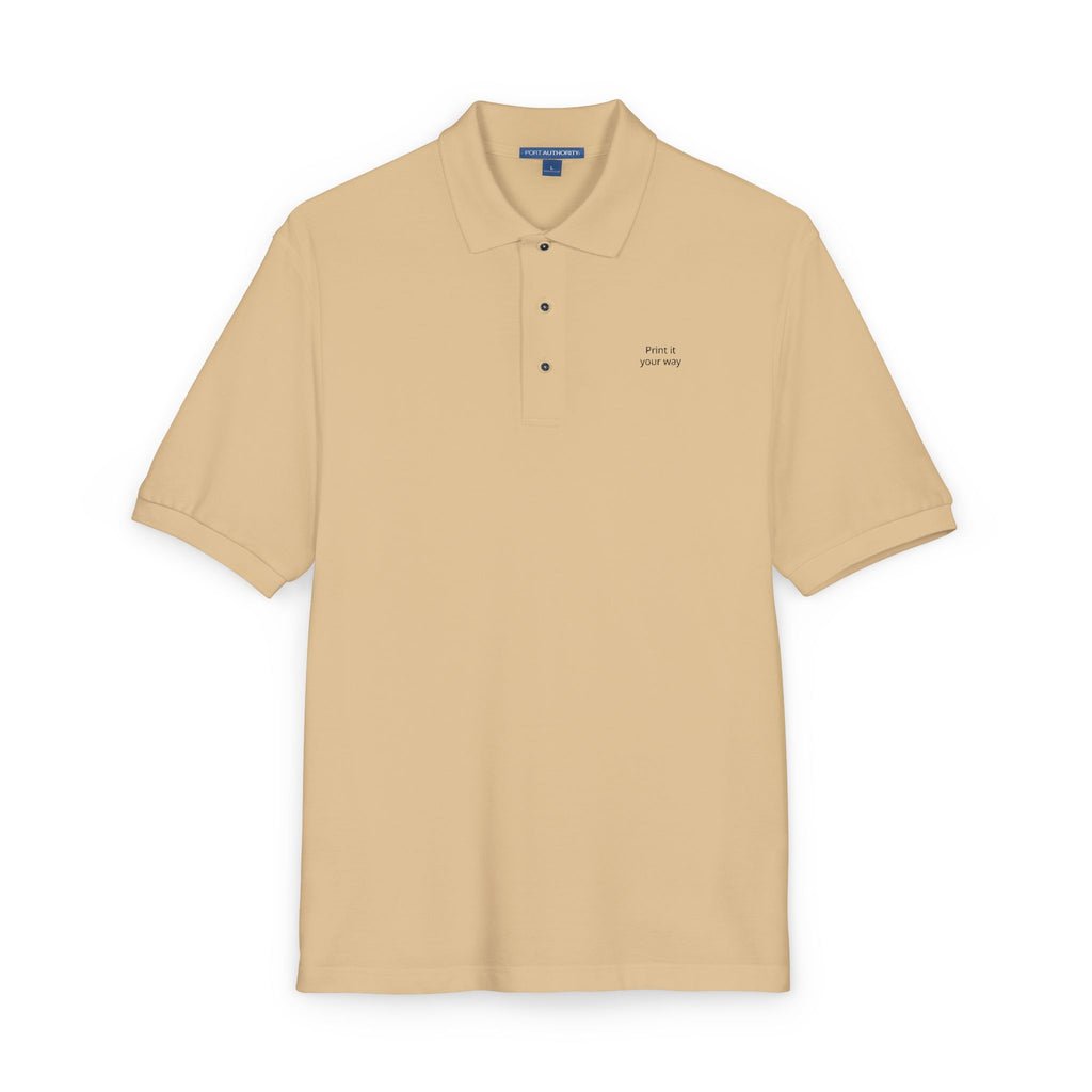 Unisex Polo Shirt (Embroidery) - Business Name Custom