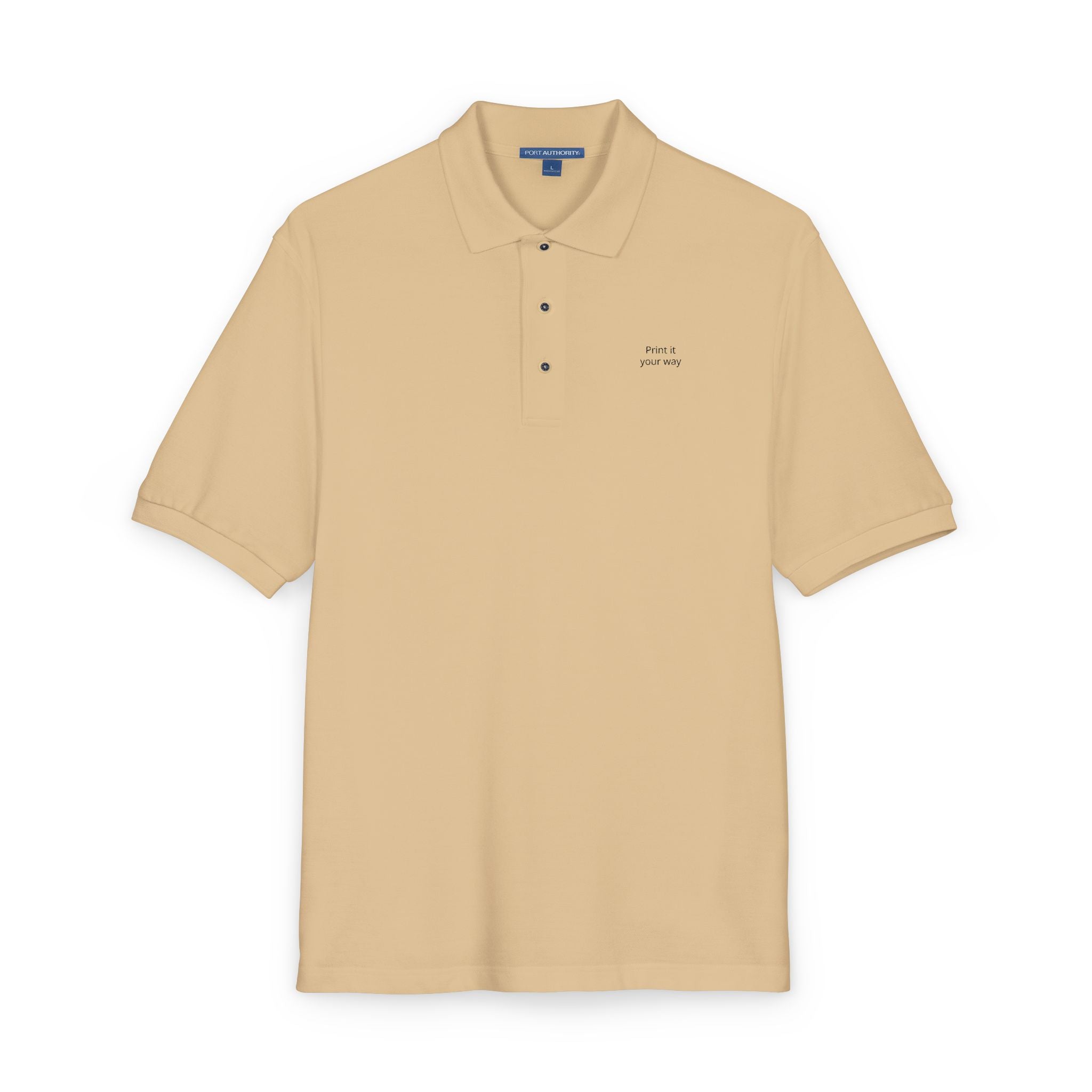 Unisex Polo Shirt (Embroidery) - Business Name Custom