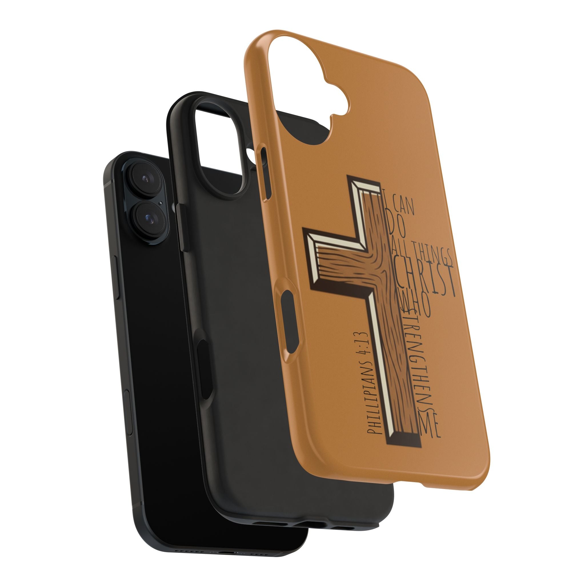 Tough Phone Case - I Can Do All Things (brown)