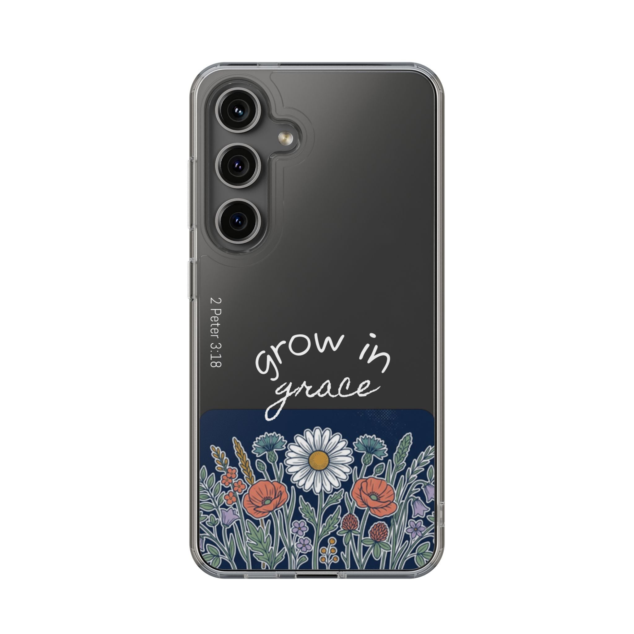 Clear Impact-Resistant Case - Grow in Grace