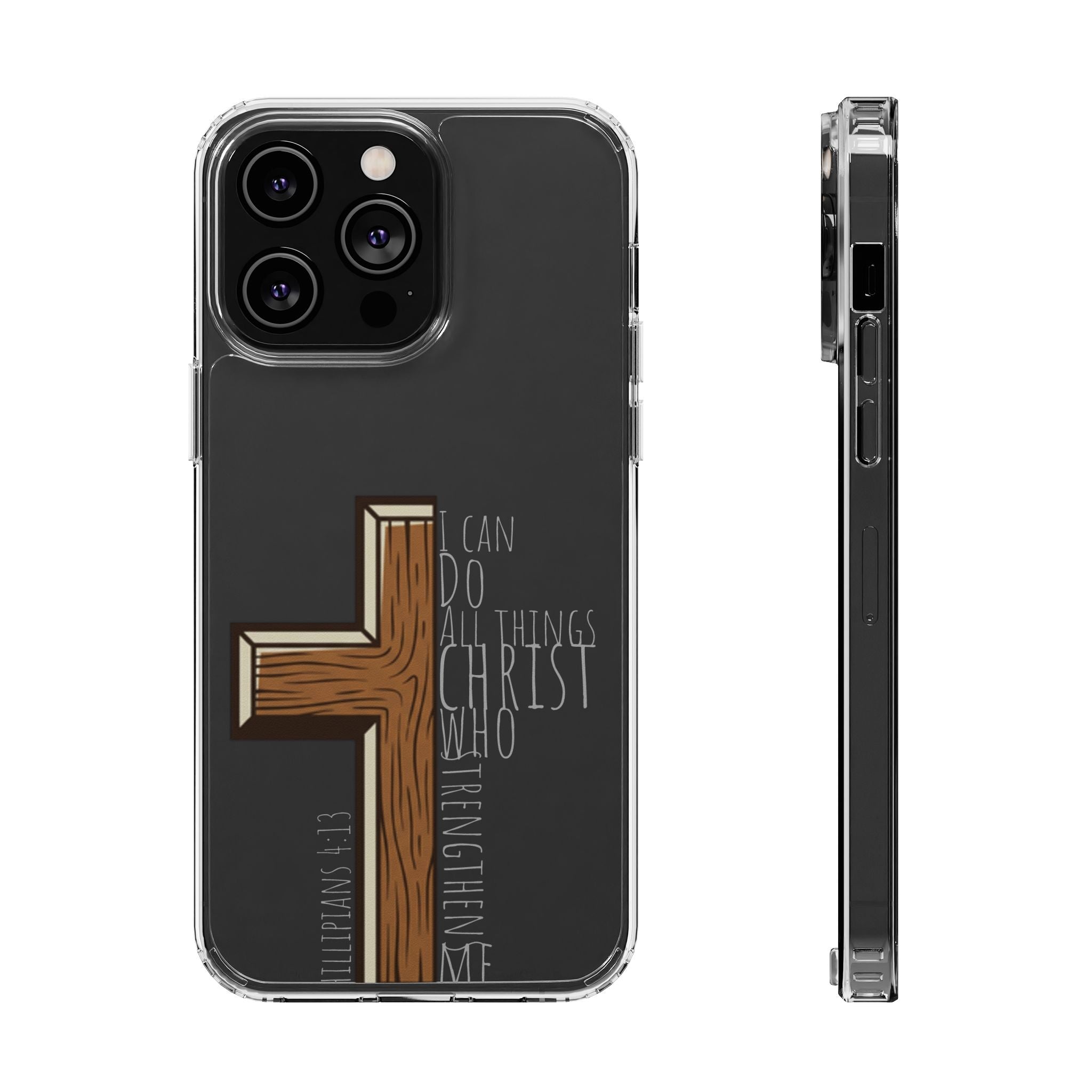 Clear Impact-Resistant Case - I Can Do All Things