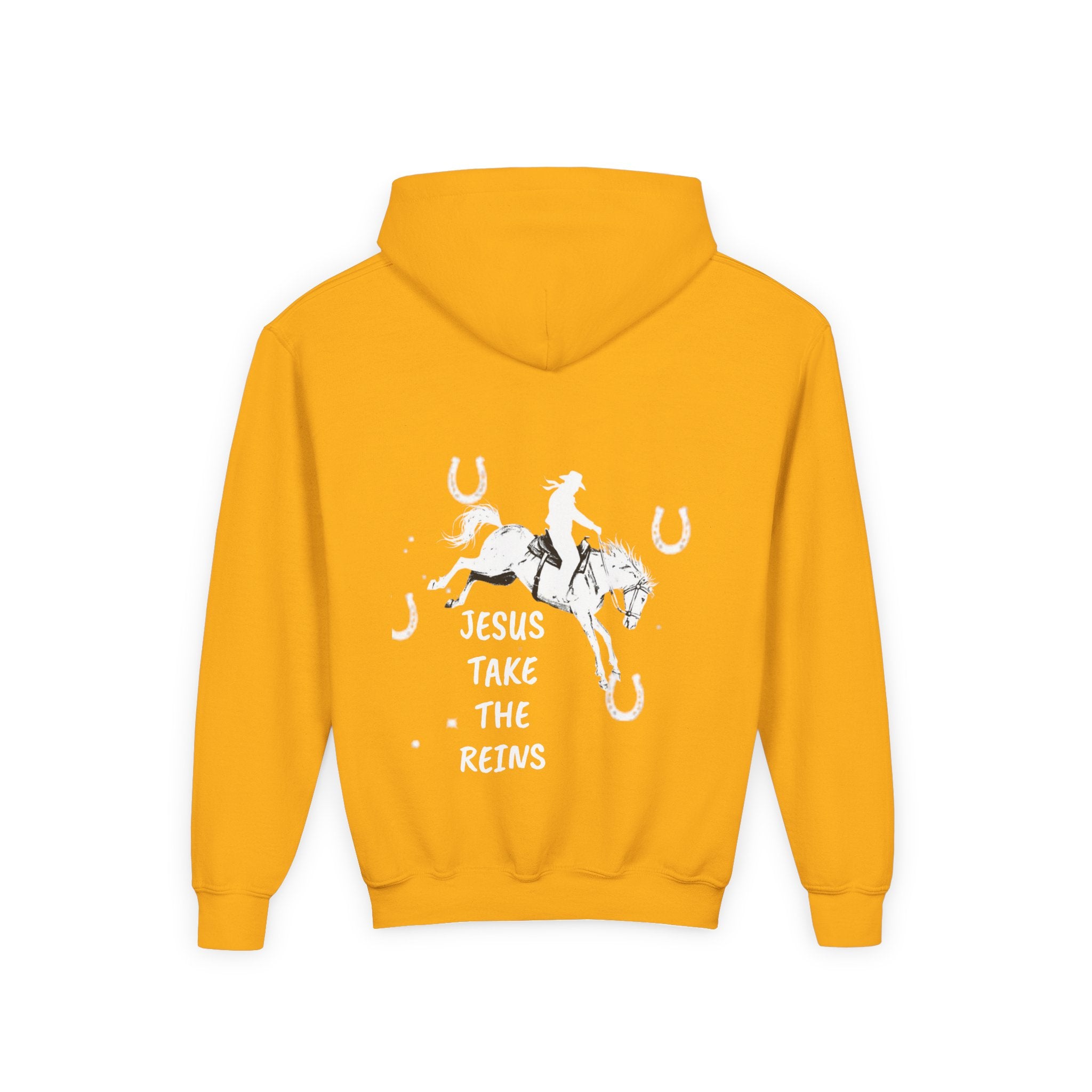 Youth Heavy Blend Hooded Sweatshirt - Take the Reins