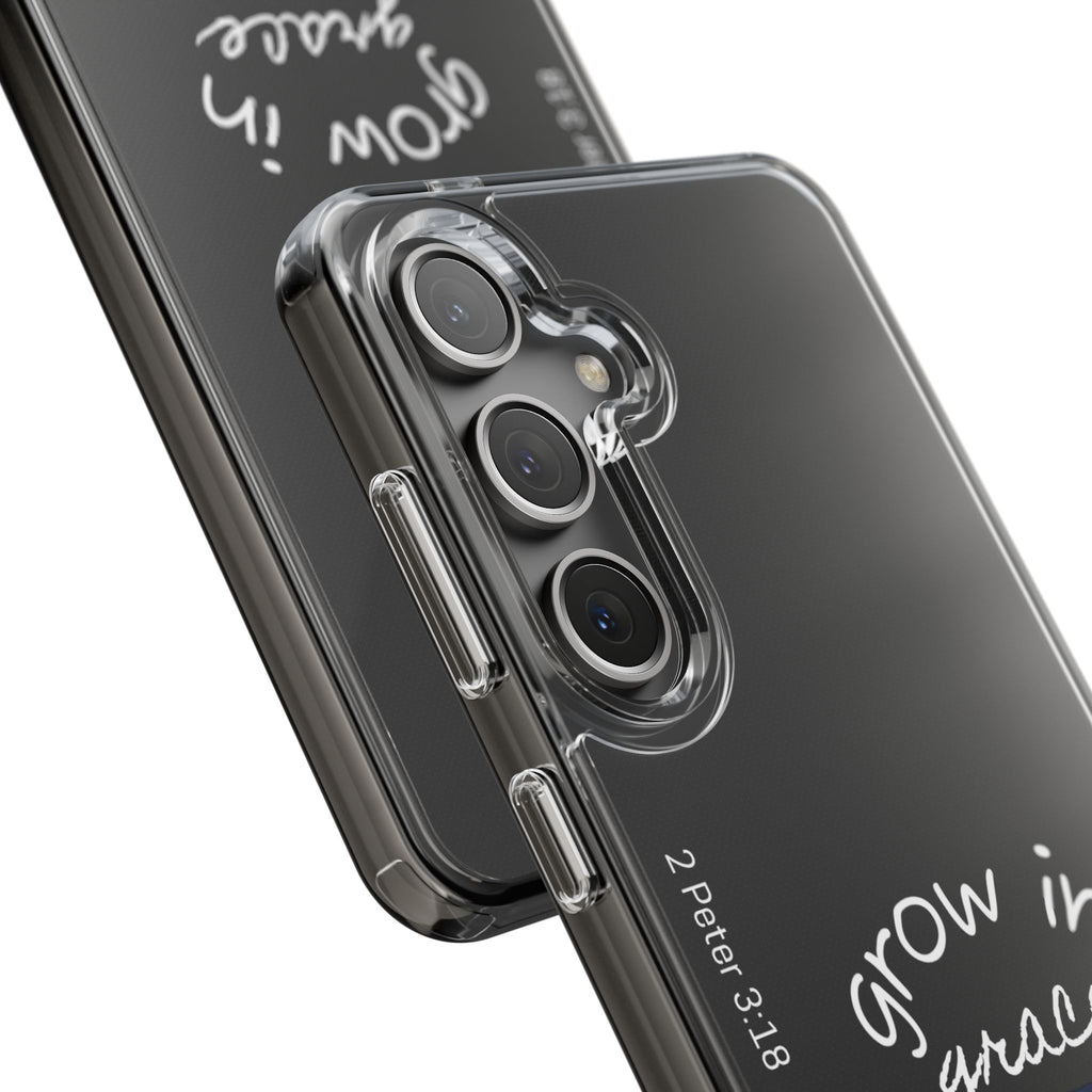 Clear Impact-Resistant Case - Grow in Grace