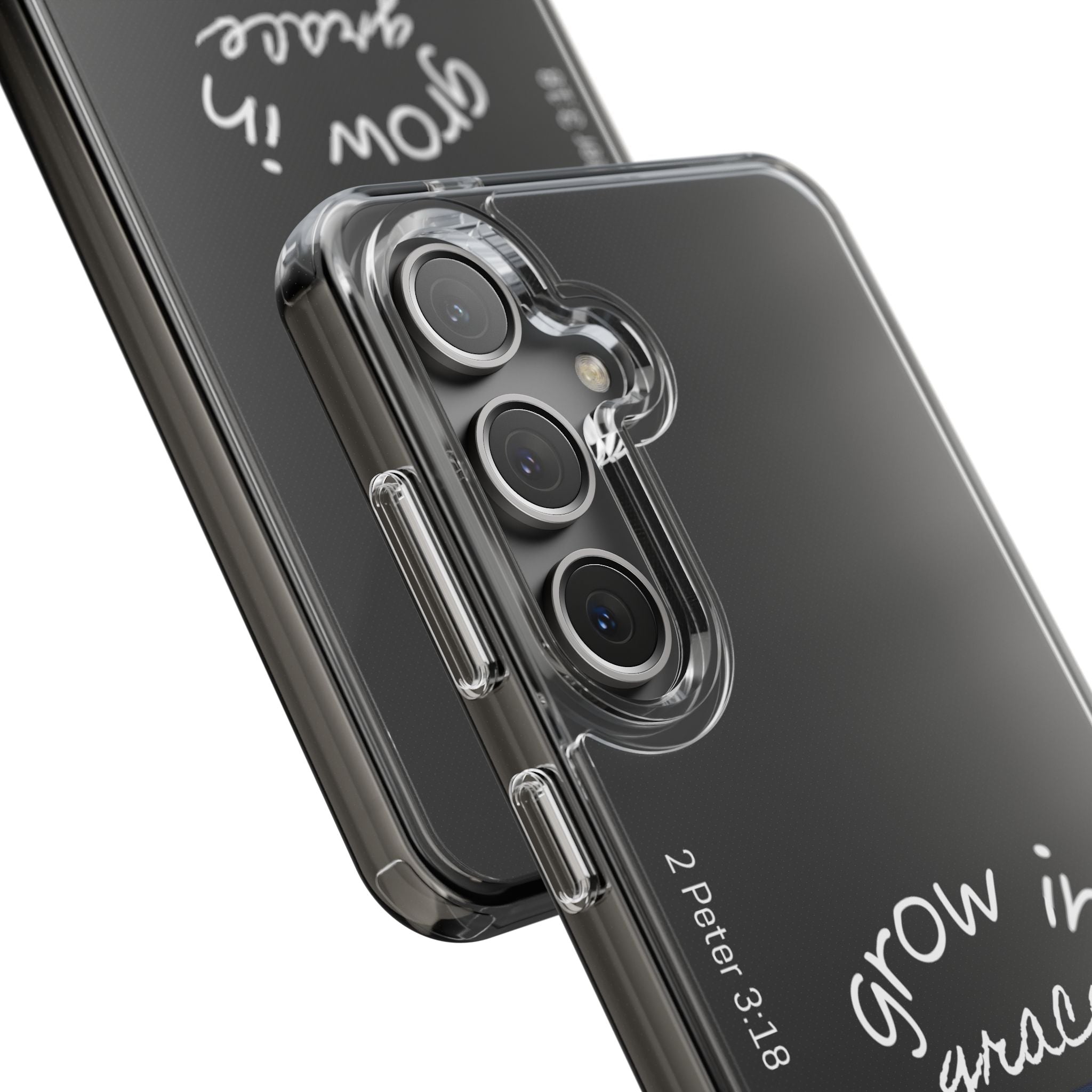 Clear Impact-Resistant Case - Grow in Grace