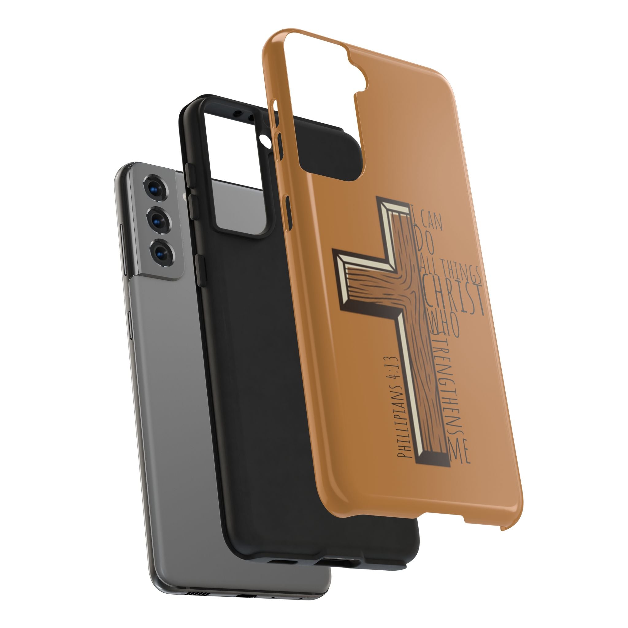 Tough Phone Case - I Can Do All Things (brown)