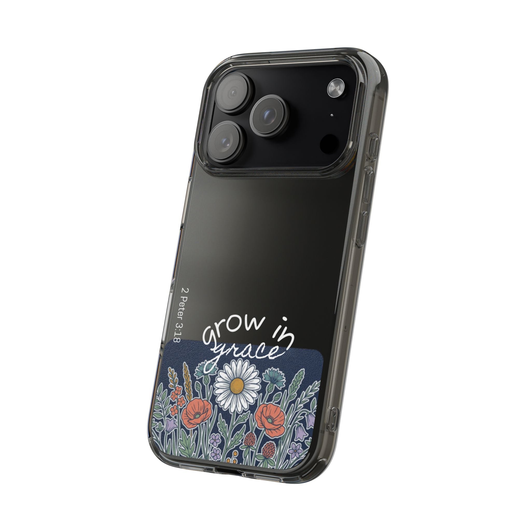 Clear Impact-Resistant Case - Grow in Grace