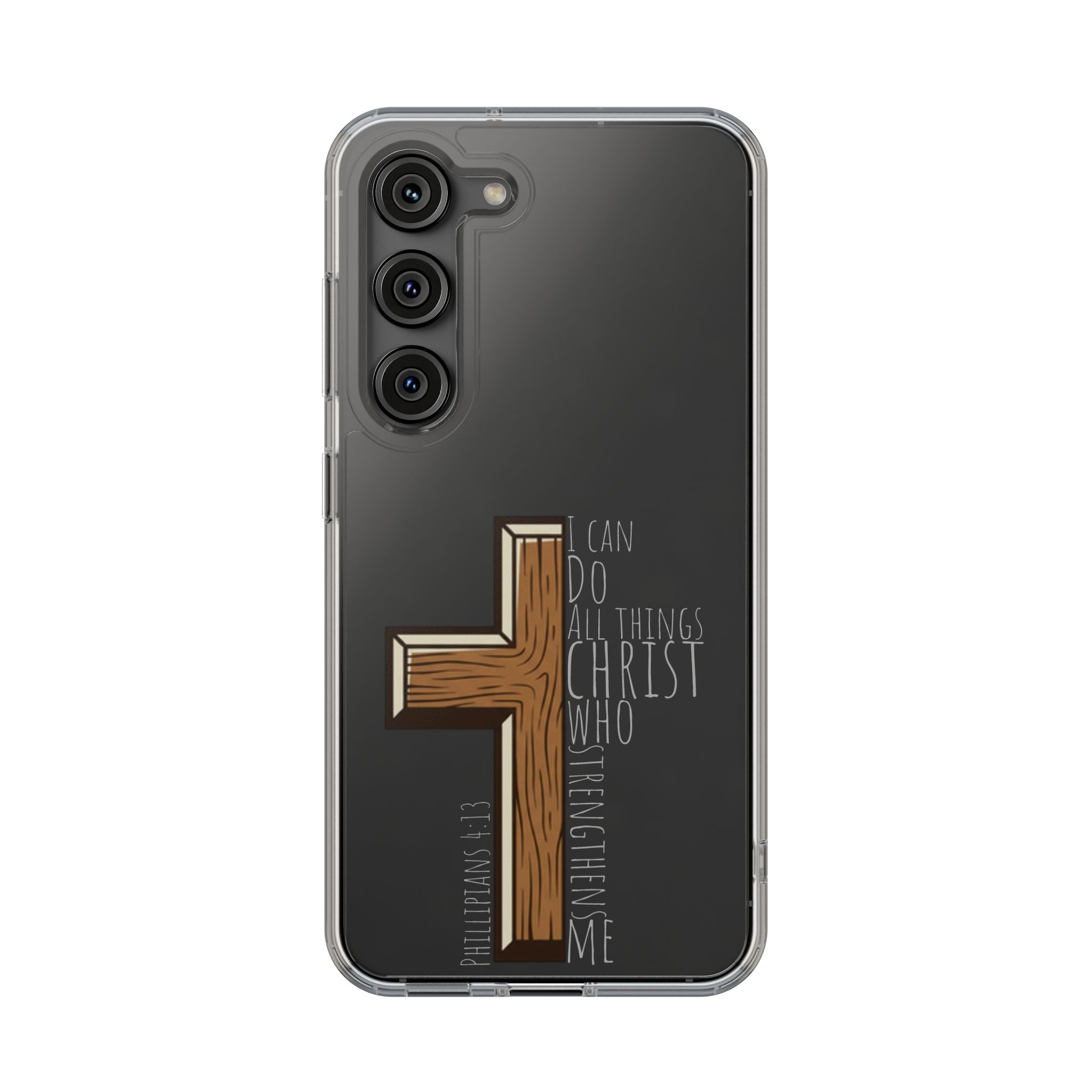 Clear Impact-Resistant Case - I Can Do All Things