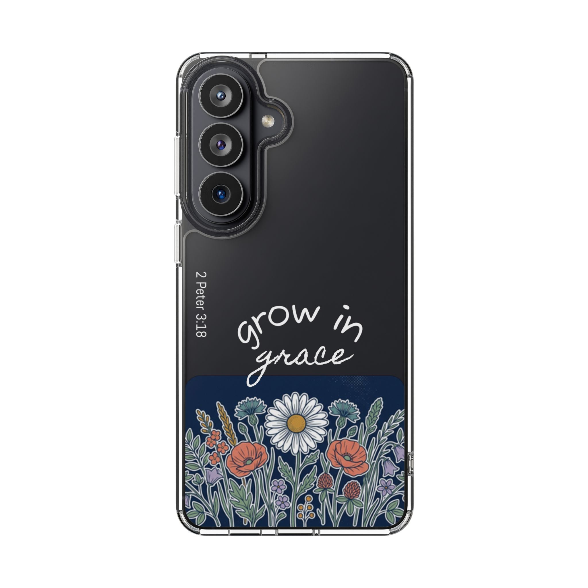 Clear Impact-Resistant Case - Grow in Grace