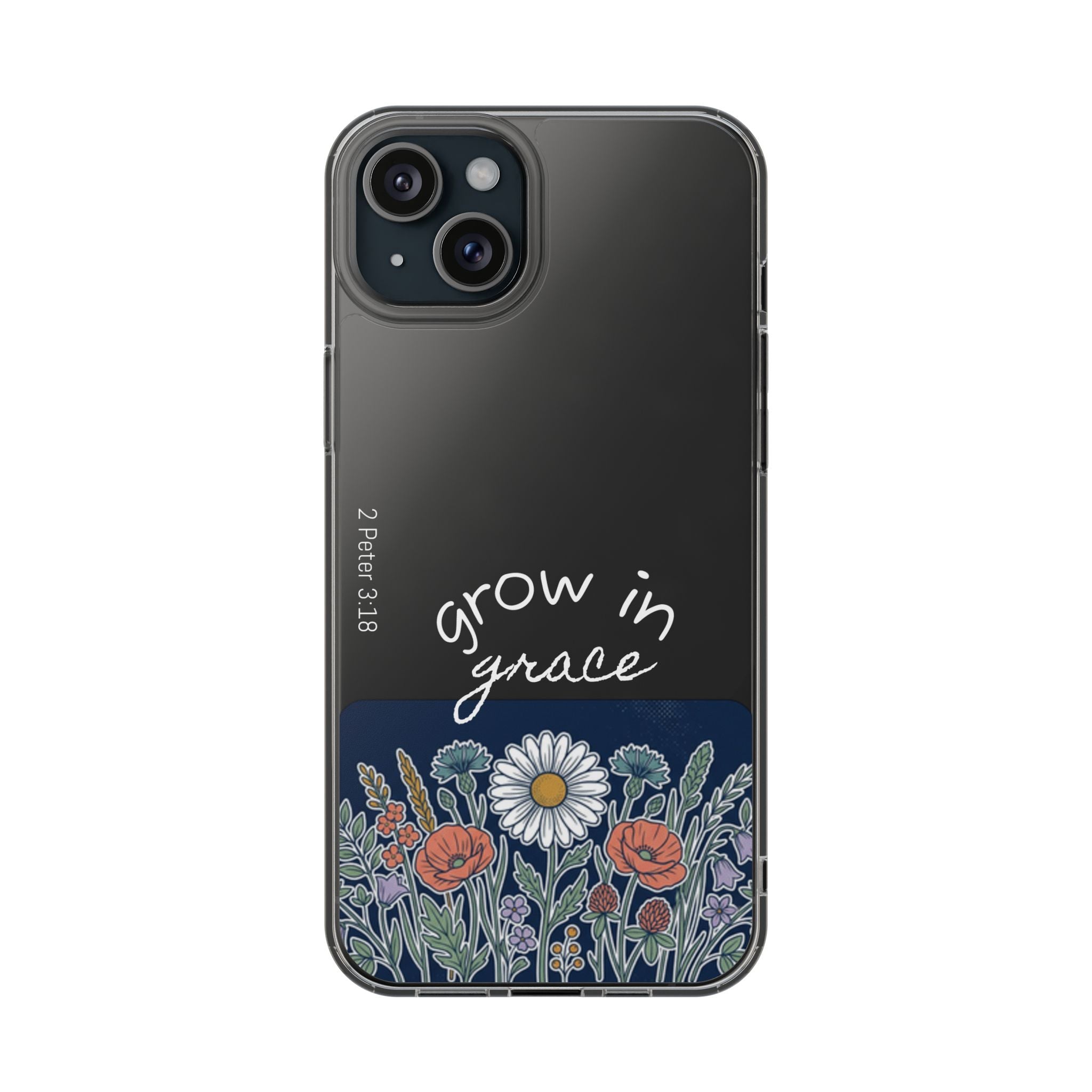 Clear Impact-Resistant Case - Grow in Grace