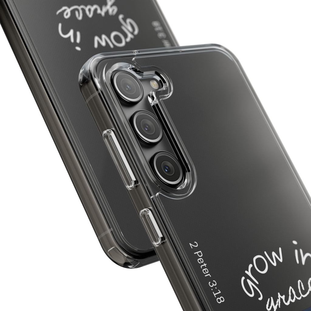 Clear Impact-Resistant Case - Grow in Grace