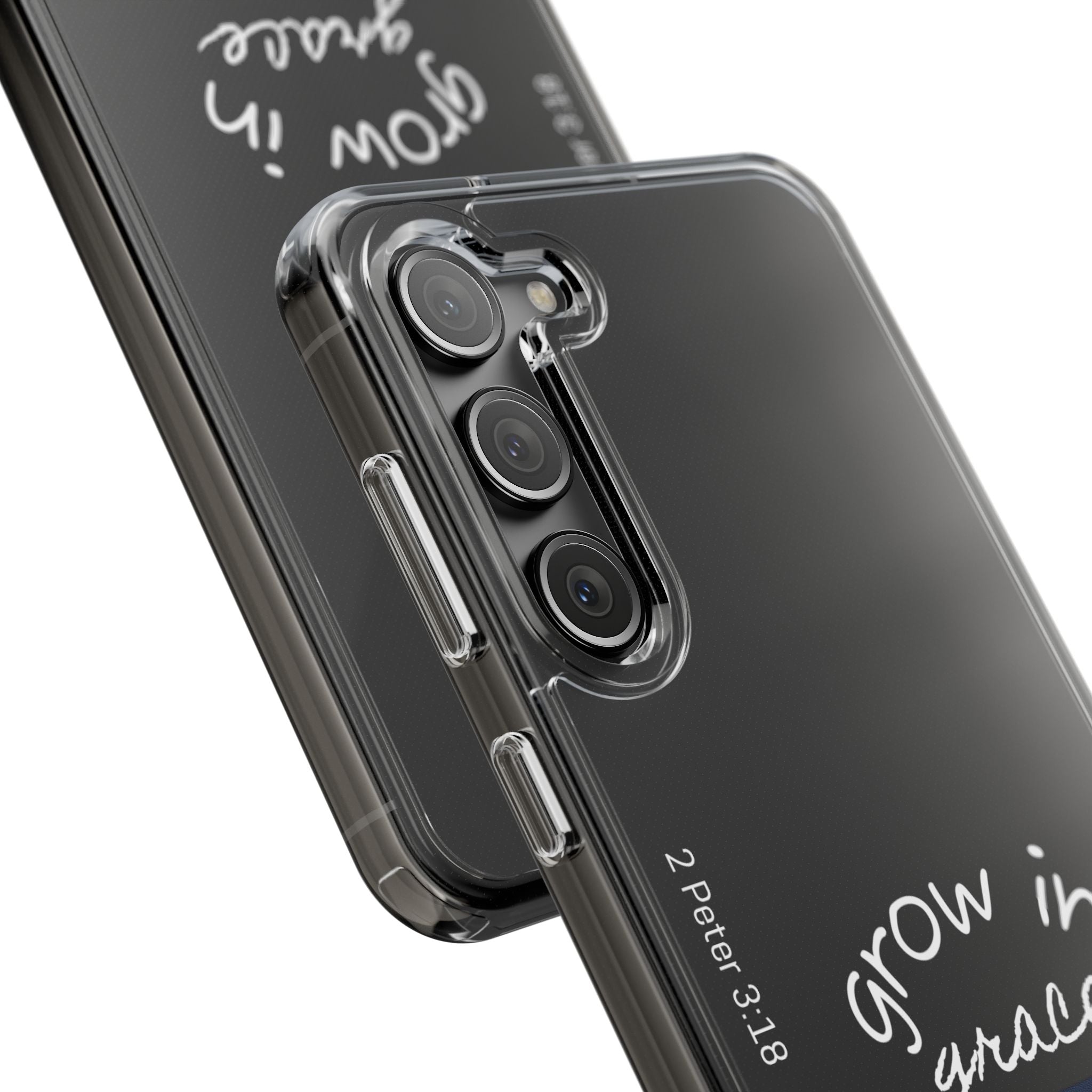 Clear Impact-Resistant Case - Grow in Grace