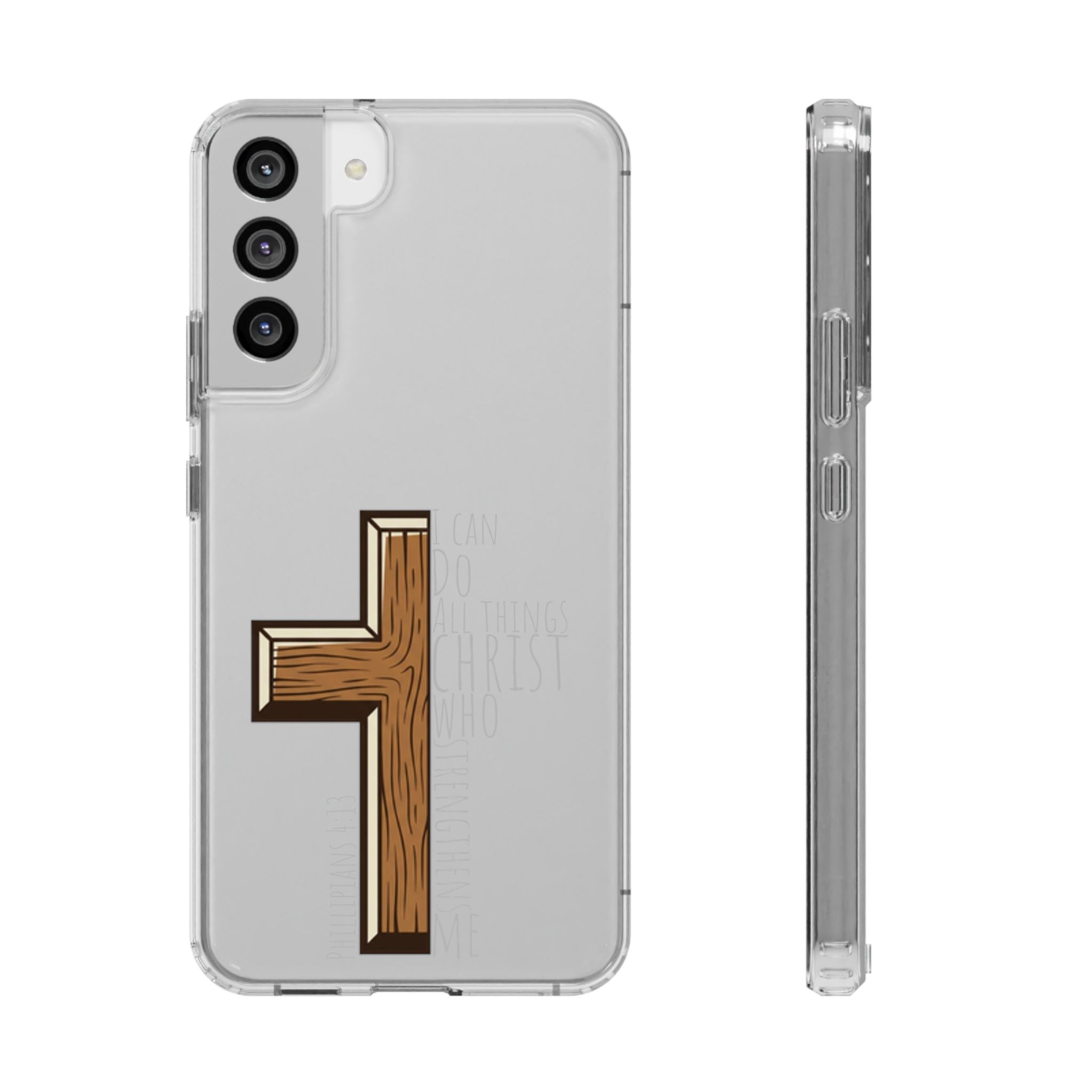 Clear Impact-Resistant Case - I Can Do All Things
