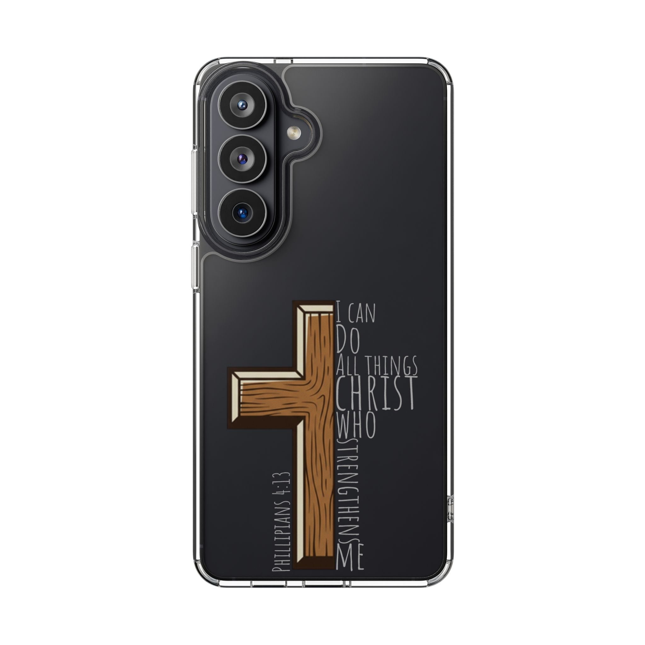 Clear Impact-Resistant Case - I Can Do All Things