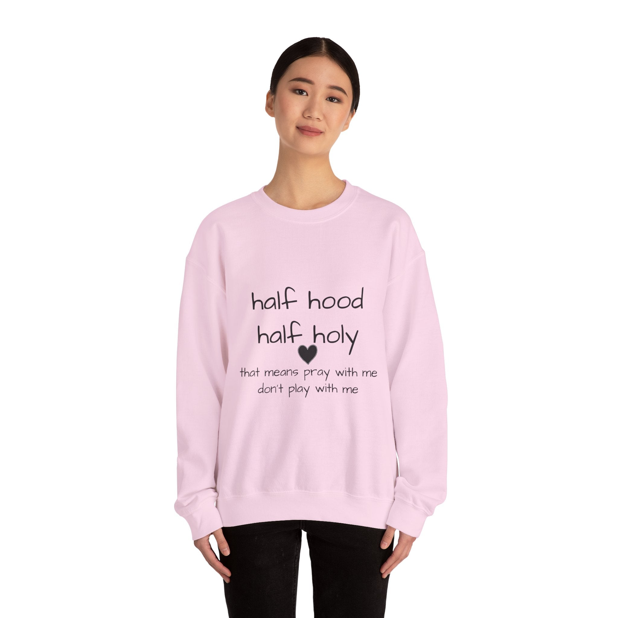 Heavy Blend™ Crewneck Sweatshirt - Half & Half