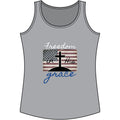 Women's Core Cotton Tank Top - Freedom in His Grace
