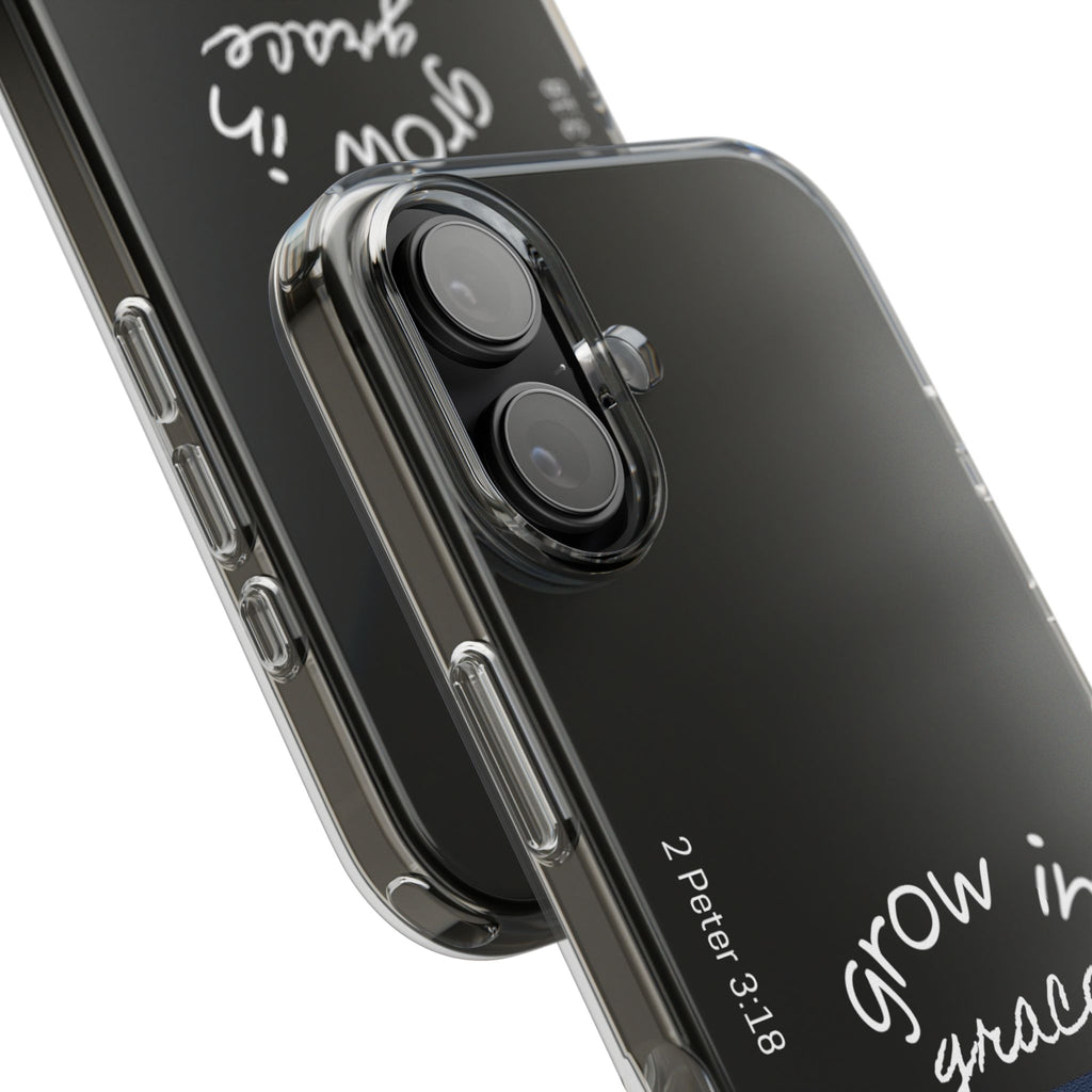 Clear Impact-Resistant Case - Grow in Grace