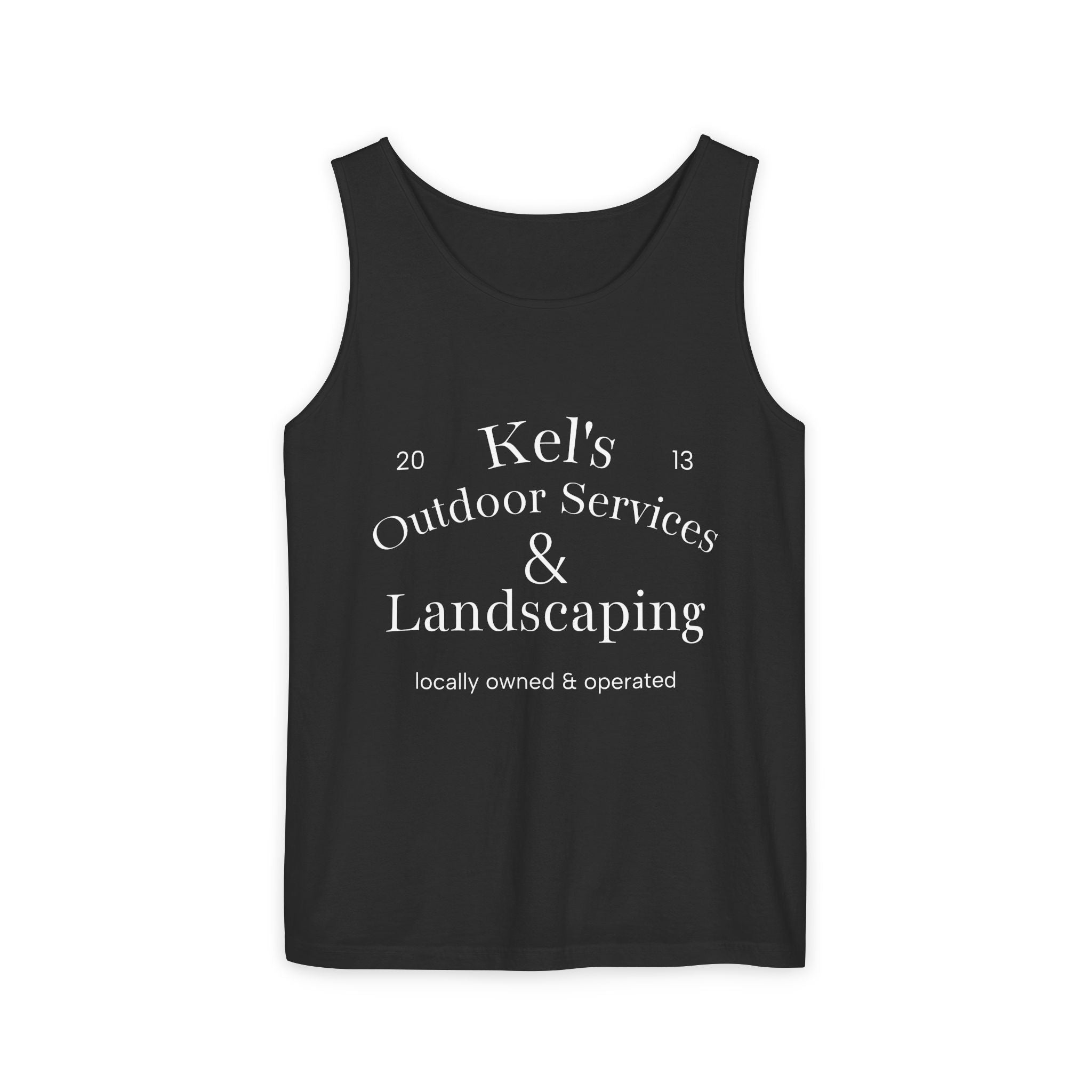 Garment-Dyed Tank Top - Kel’s Outdoor Services & Landscaping