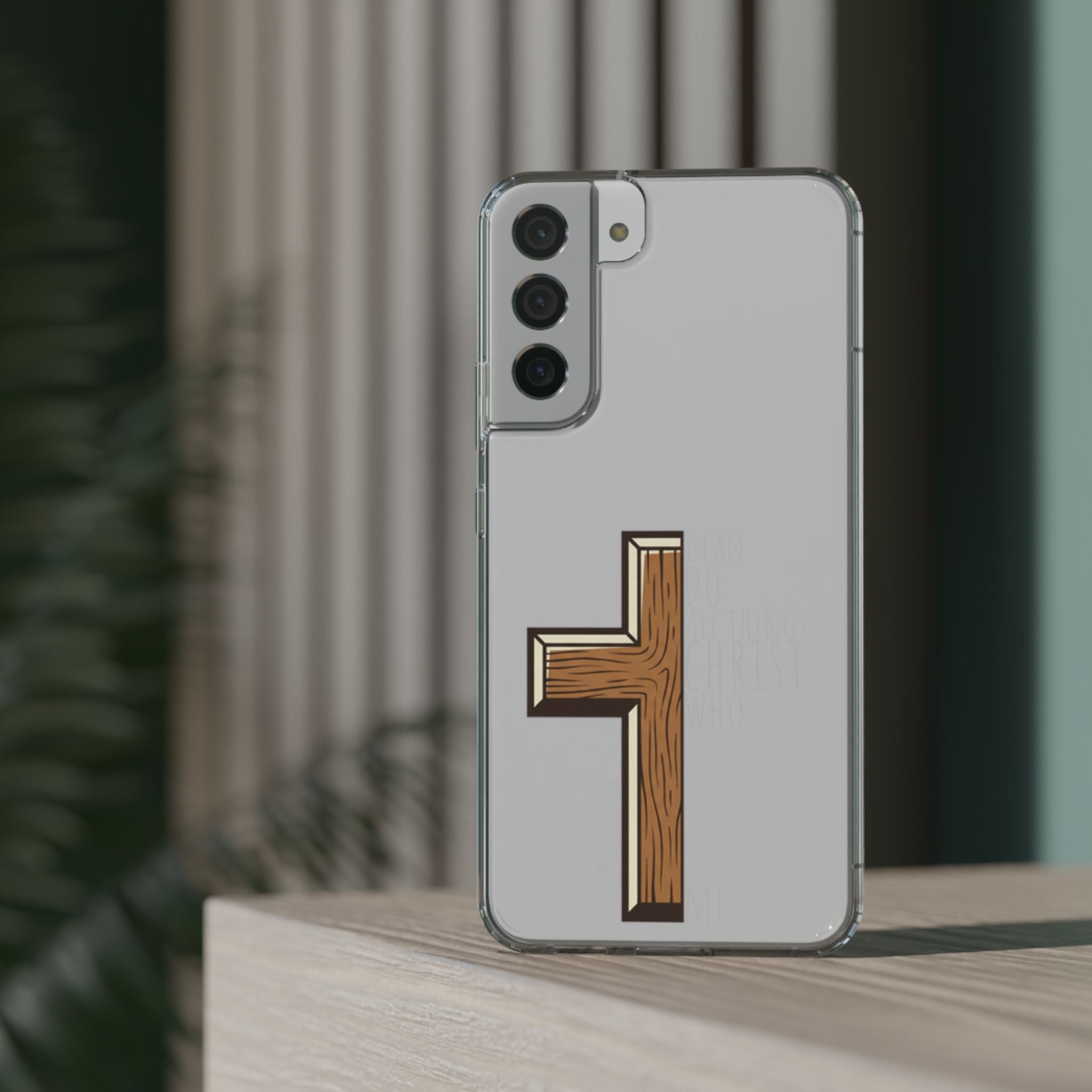 Clear Impact-Resistant Case - I Can Do All Things