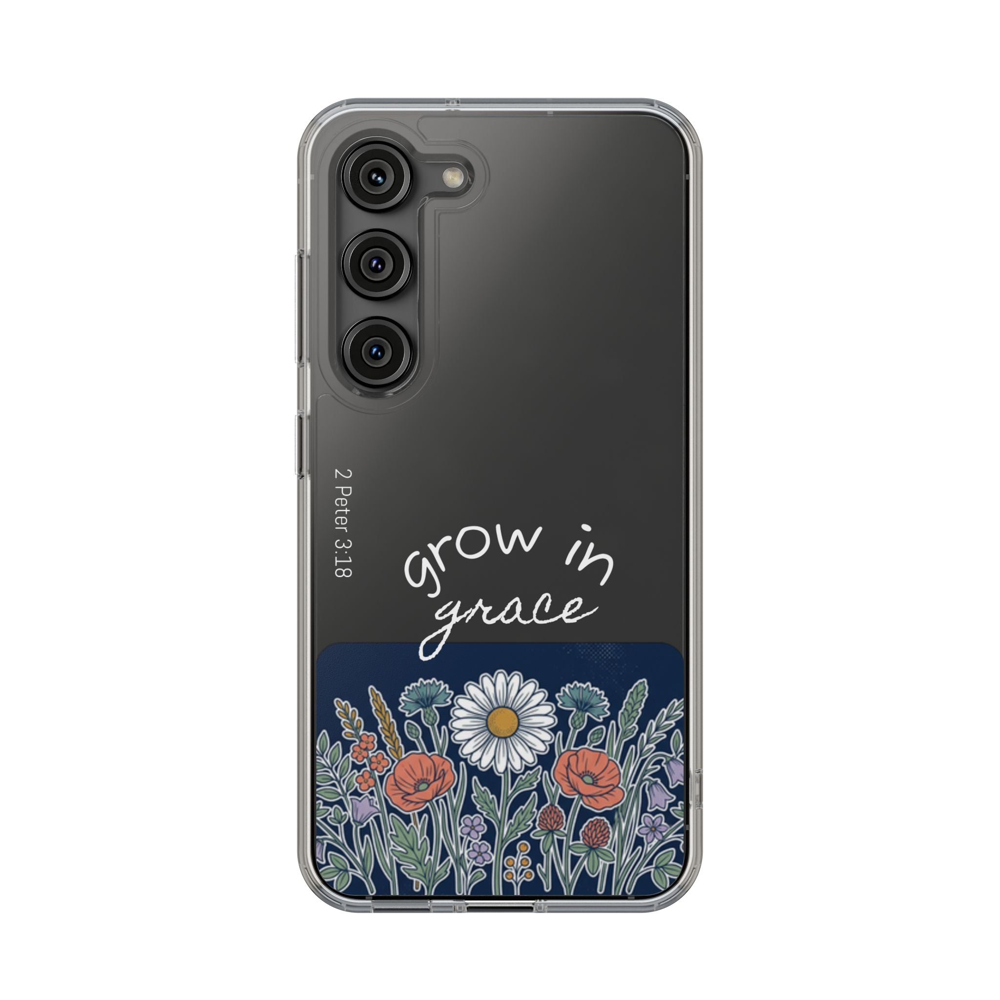 Clear Impact-Resistant Case - Grow in Grace