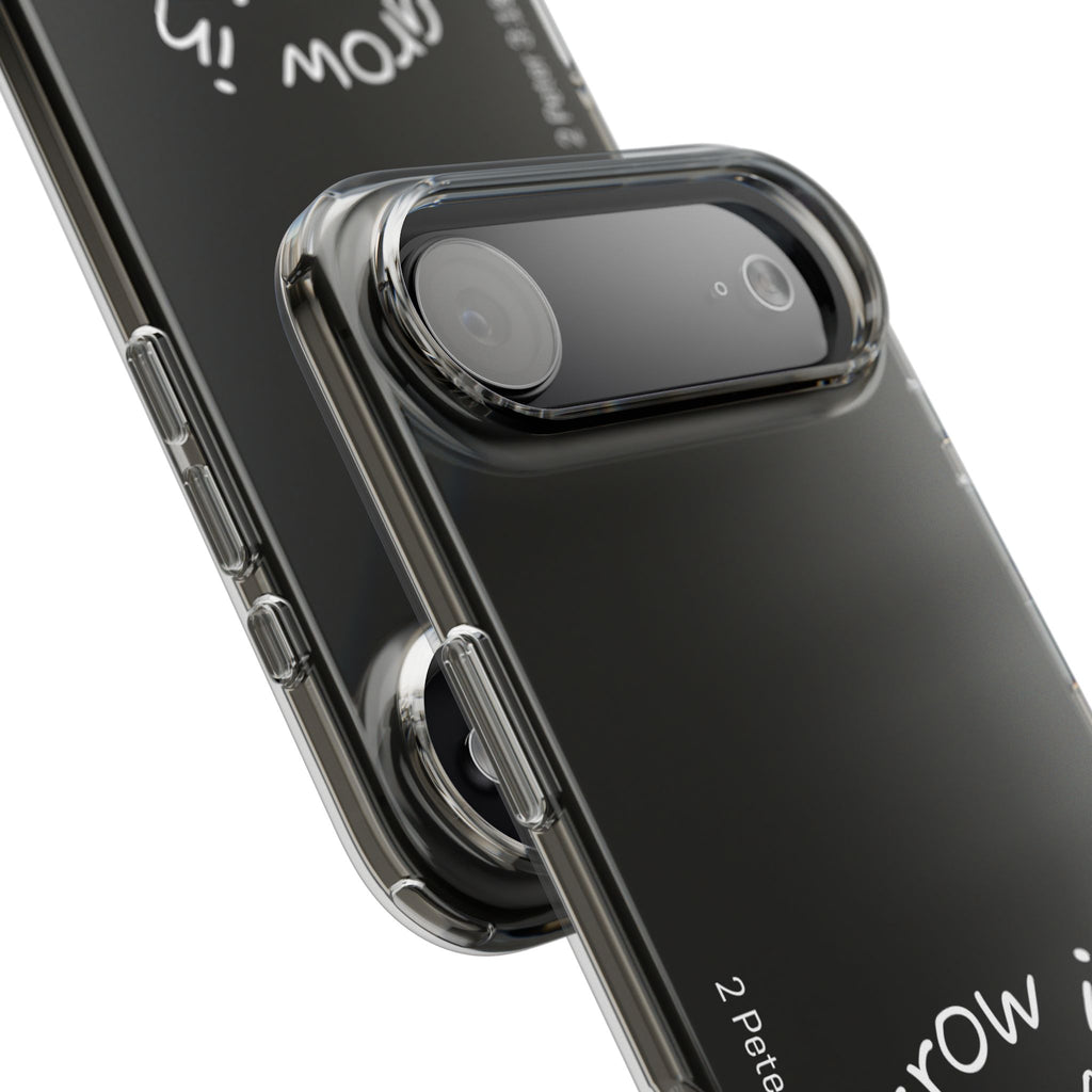 Clear Impact-Resistant Case - Grow in Grace