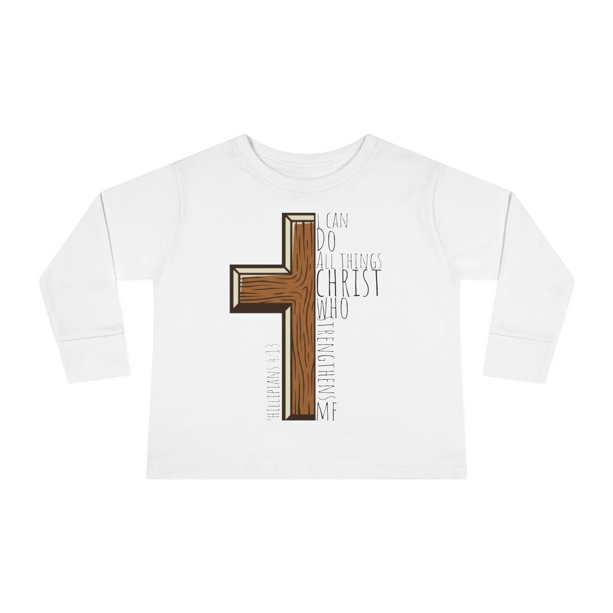 Toddler Long Sleeve Tee - I can do all things