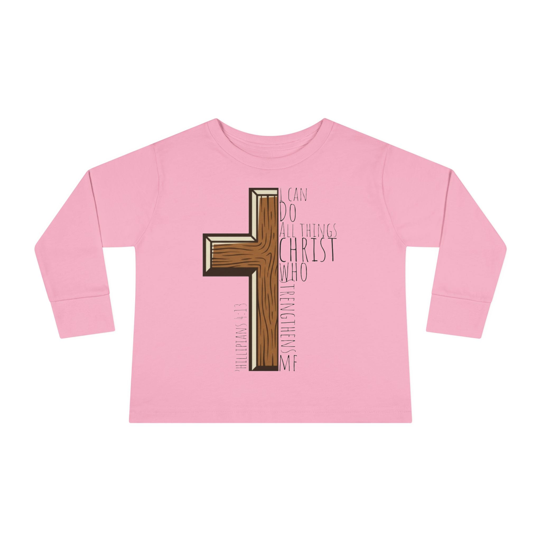 Toddler Long Sleeve Tee - I can do all things