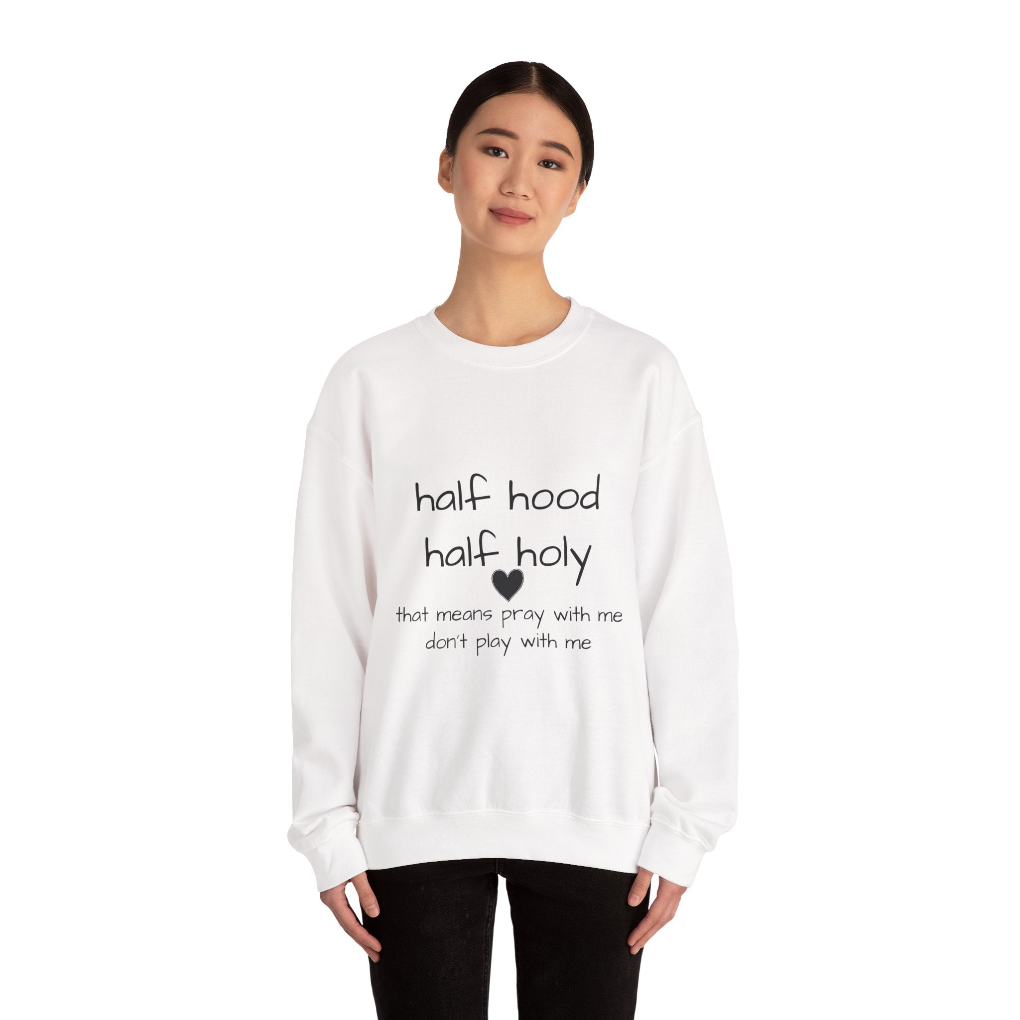 Heavy Blend™ Crewneck Sweatshirt - Half & Half