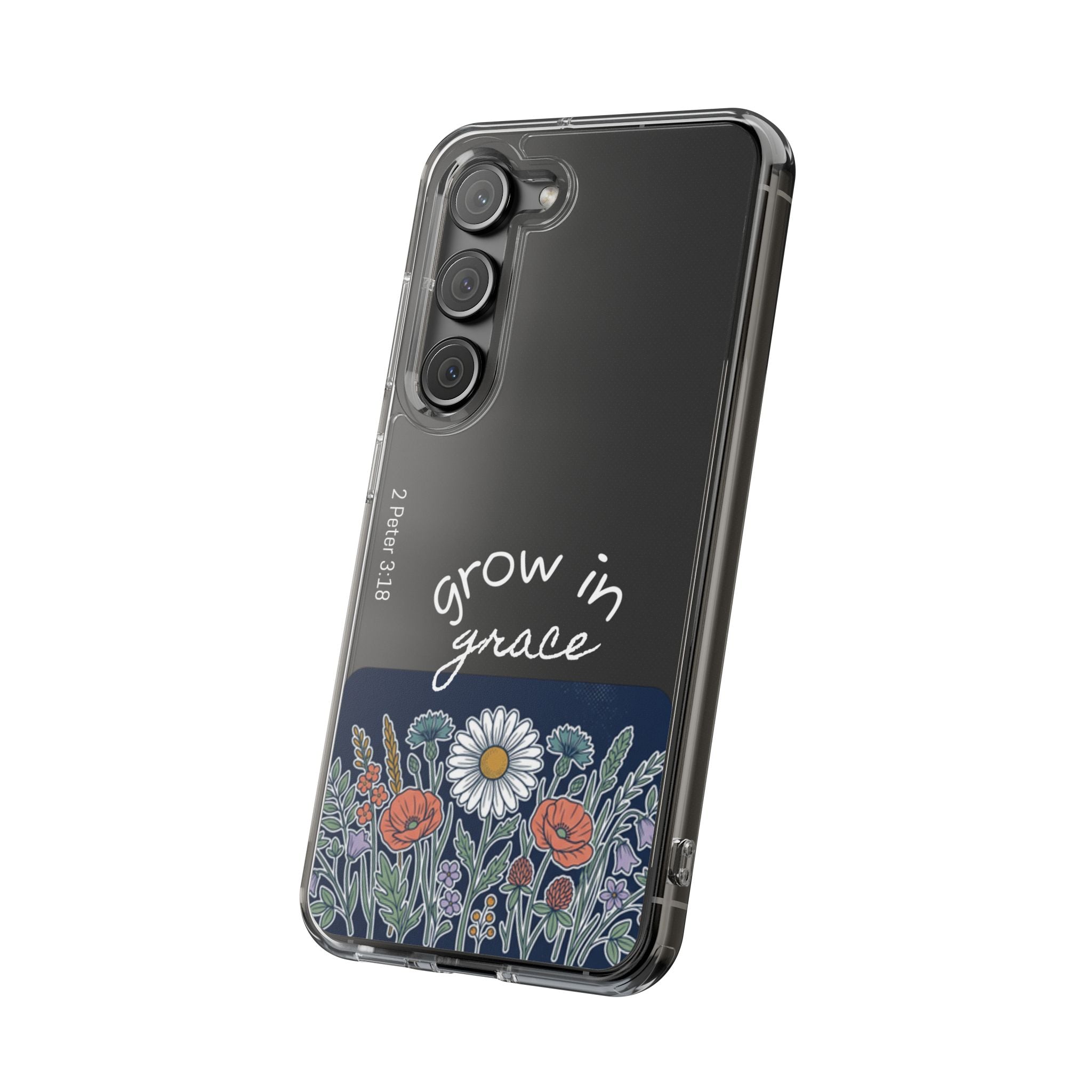 Clear Impact-Resistant Case - Grow in Grace