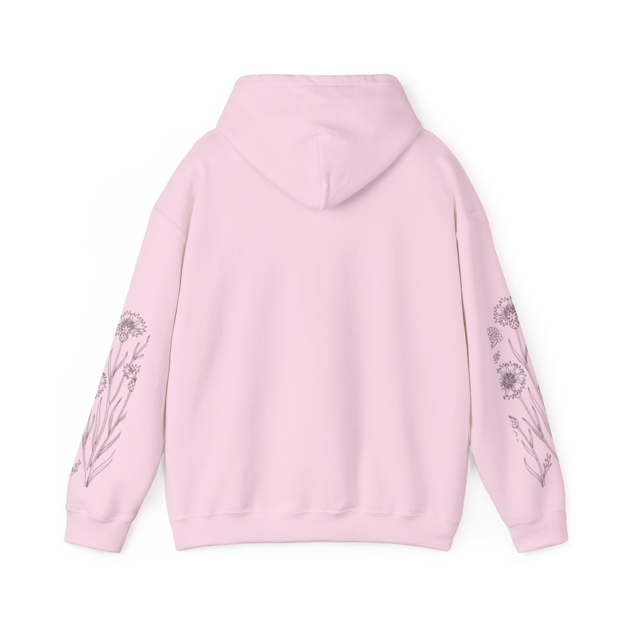 Grow In Grace Floral Hoodie — Inspirational Garden Graphic Sweatshirt