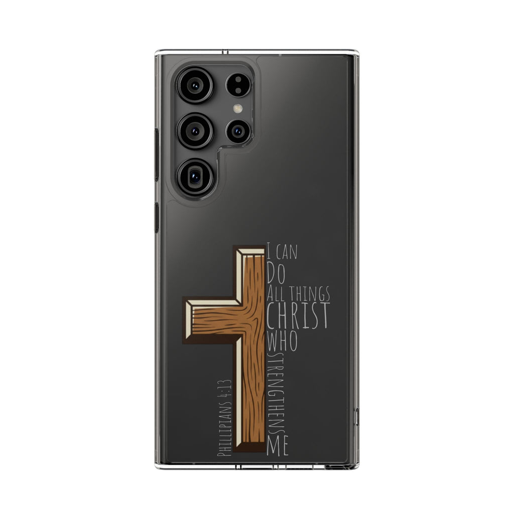 Clear Impact-Resistant Case - I Can Do All Things