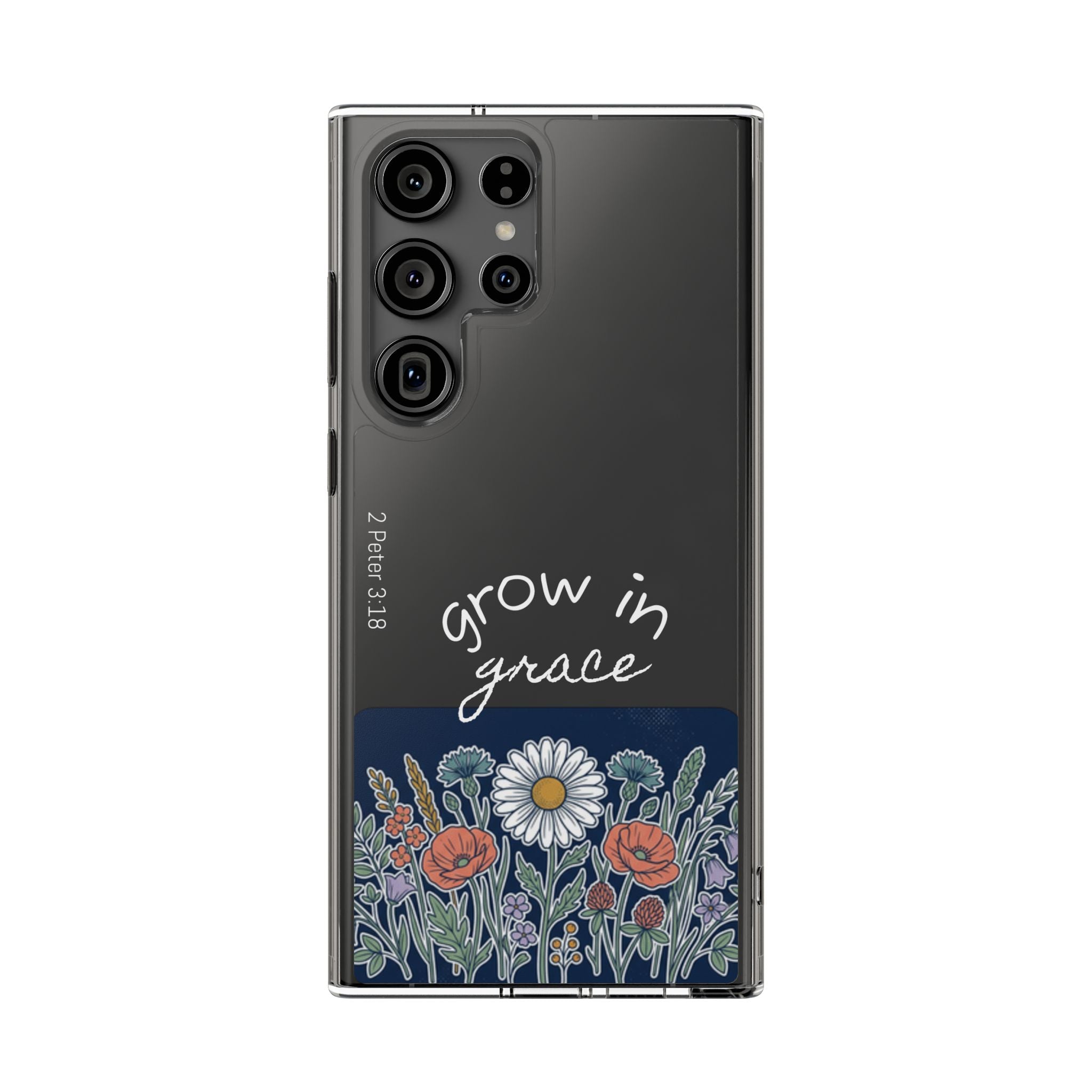 Clear Impact-Resistant Case - Grow in Grace