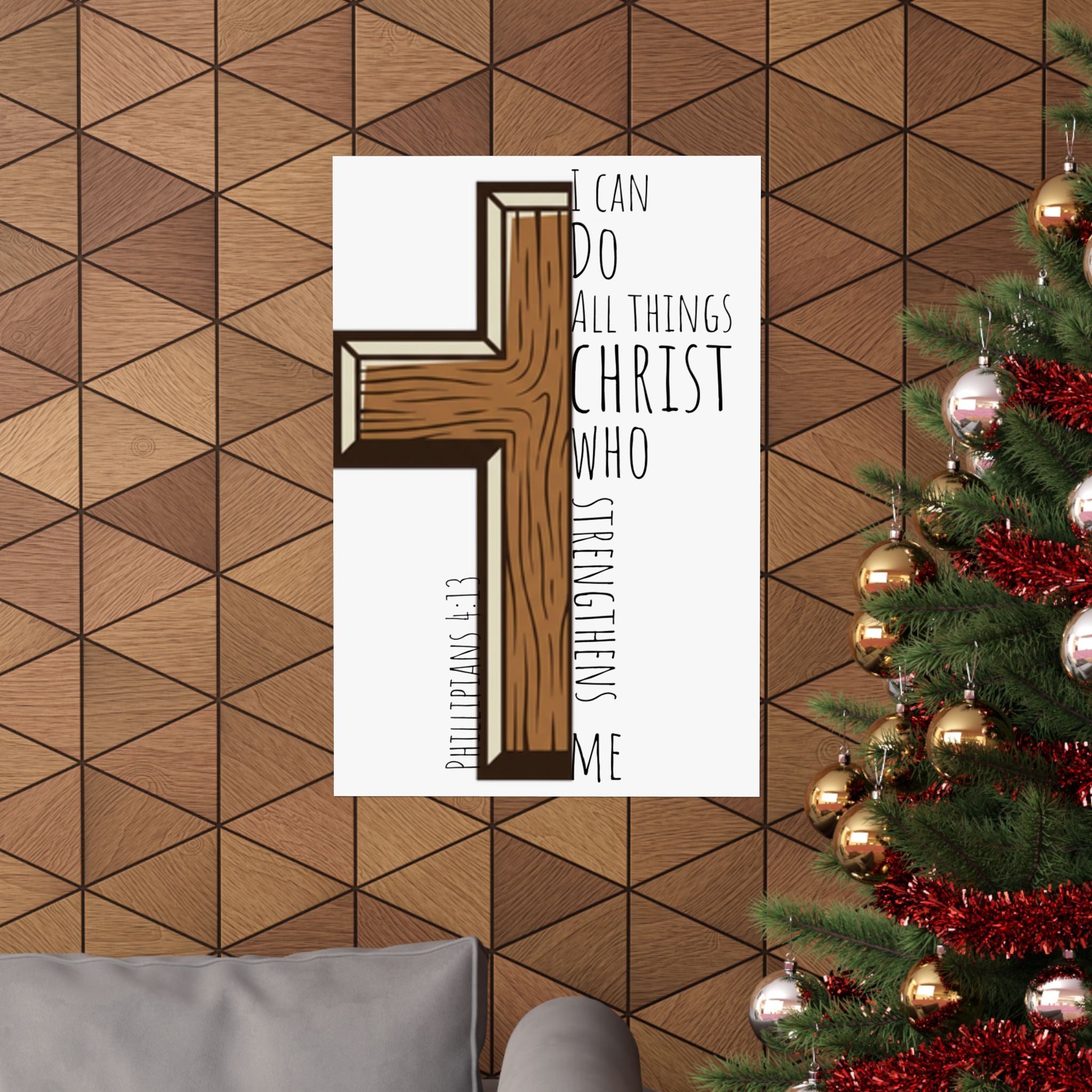 Matte Vertical Poster - I Can Do All Things