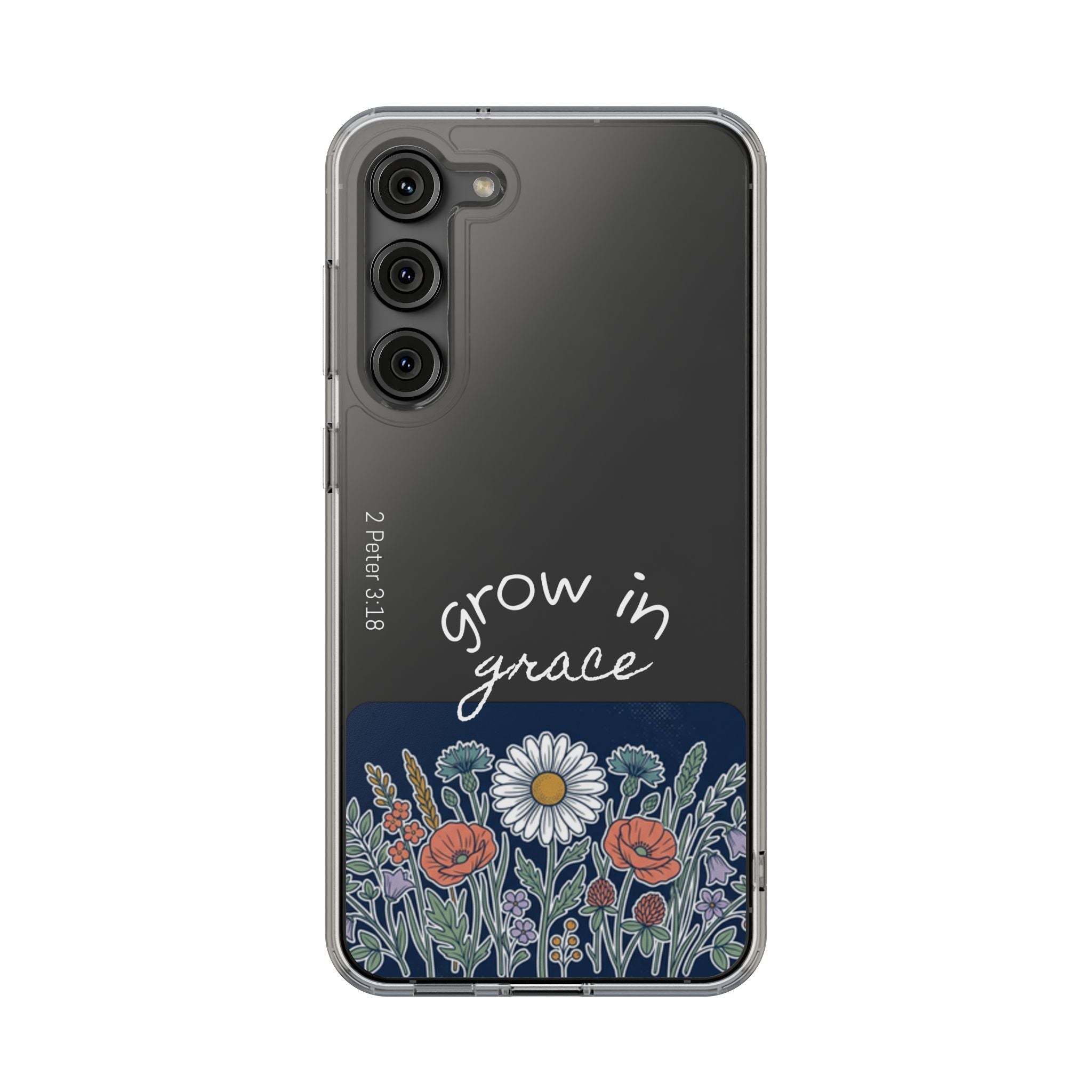 Clear Impact-Resistant Case - Grow in Grace