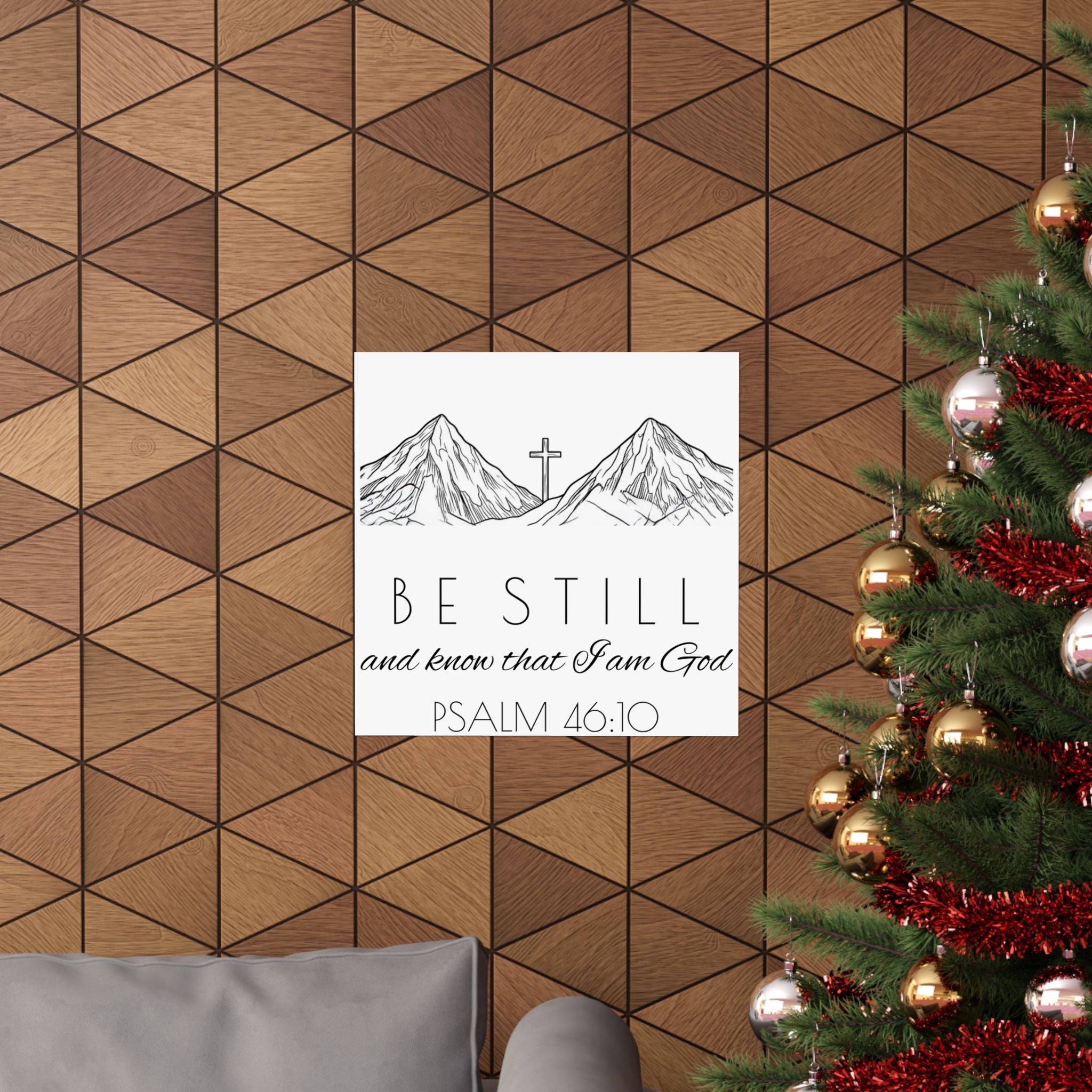 Matte Horizontal Poster - Be Still & Know