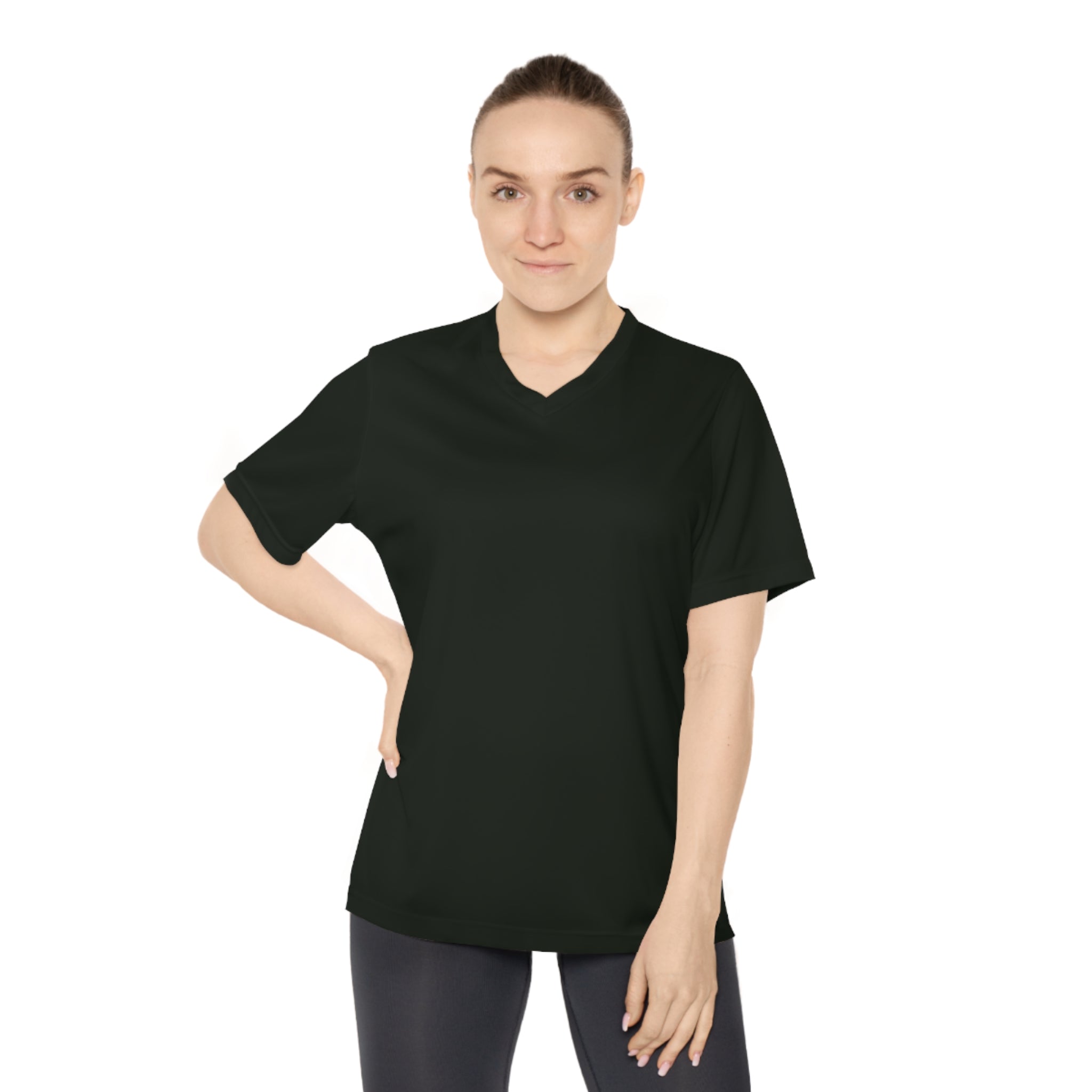 Women's Performance V-Neck T-Shirt - Be Still & Know