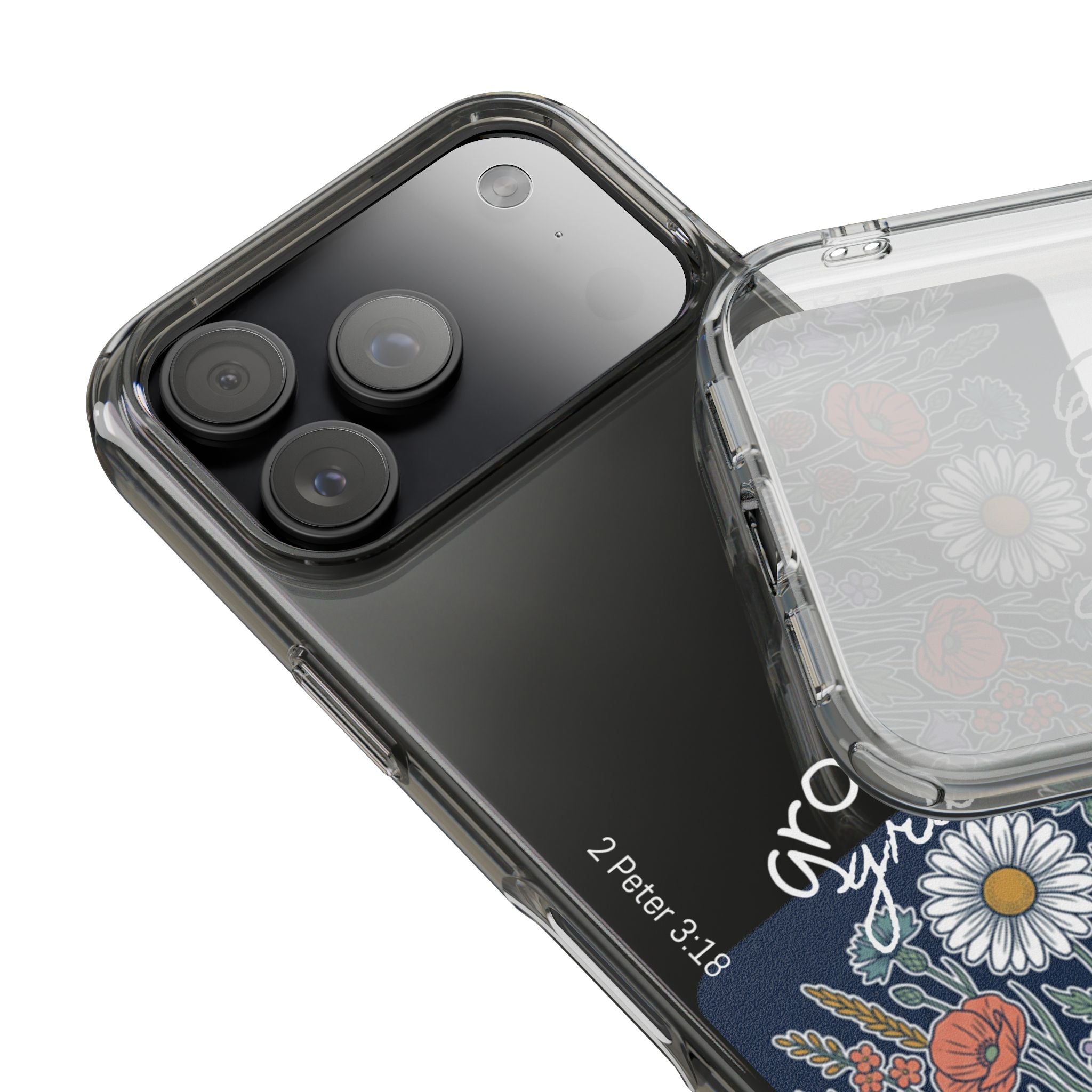 Clear Impact-Resistant Case - Grow in Grace