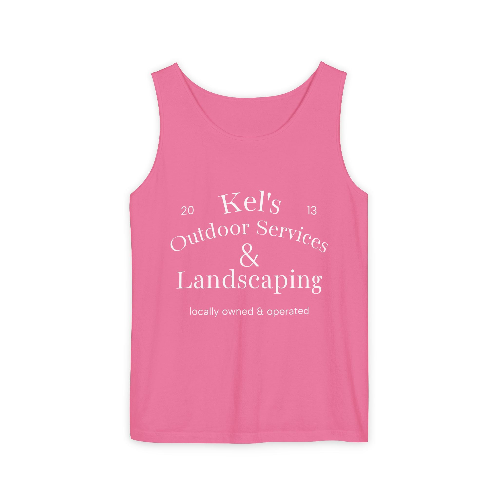 Garment-Dyed Tank Top - Kel’s Outdoor Services & Landscaping