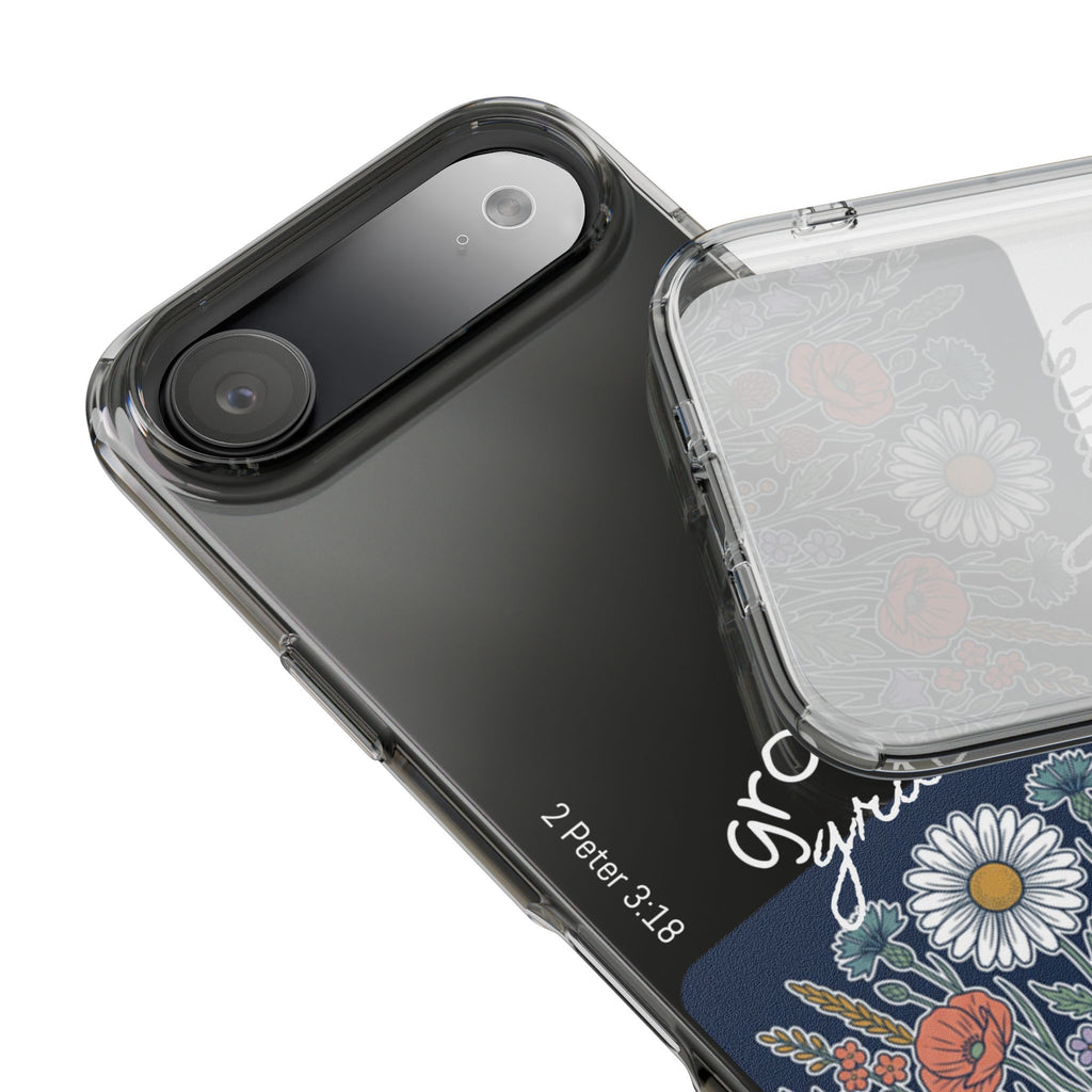 Clear Impact-Resistant Case - Grow in Grace