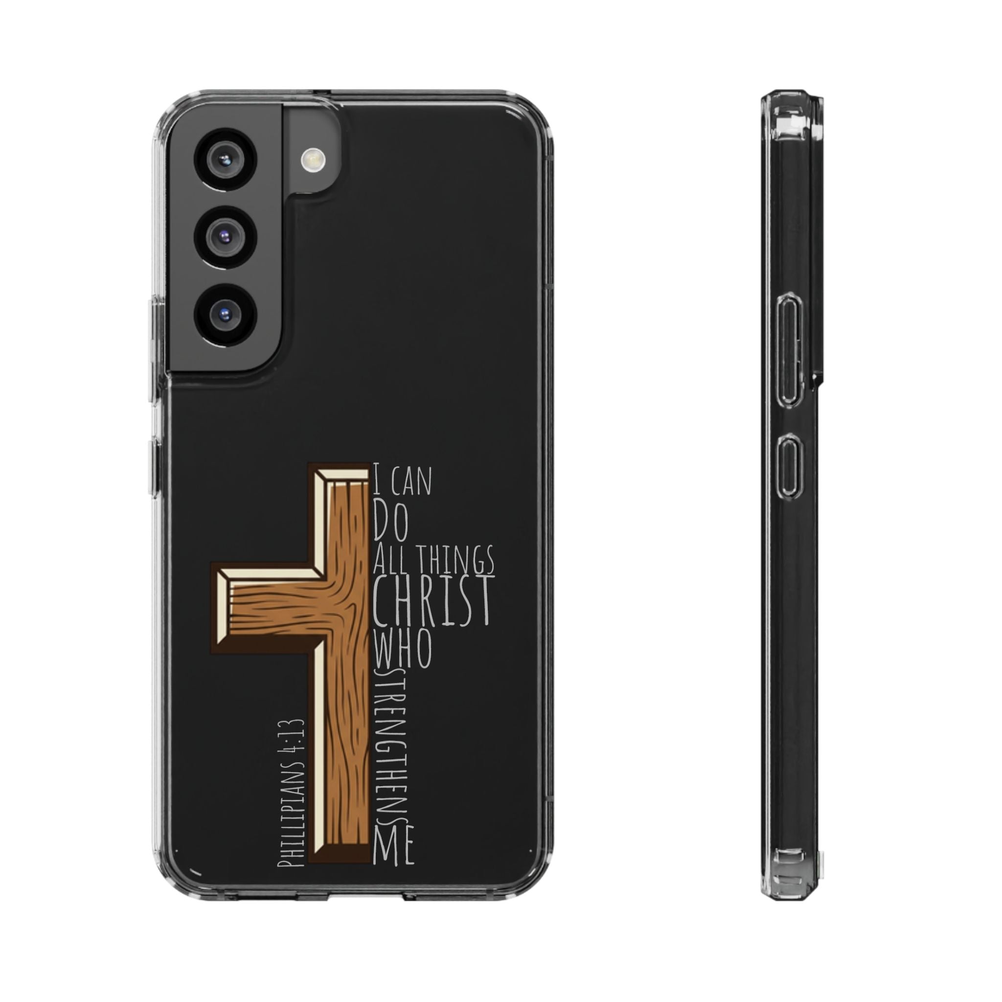 Clear Impact-Resistant Case - I Can Do All Things