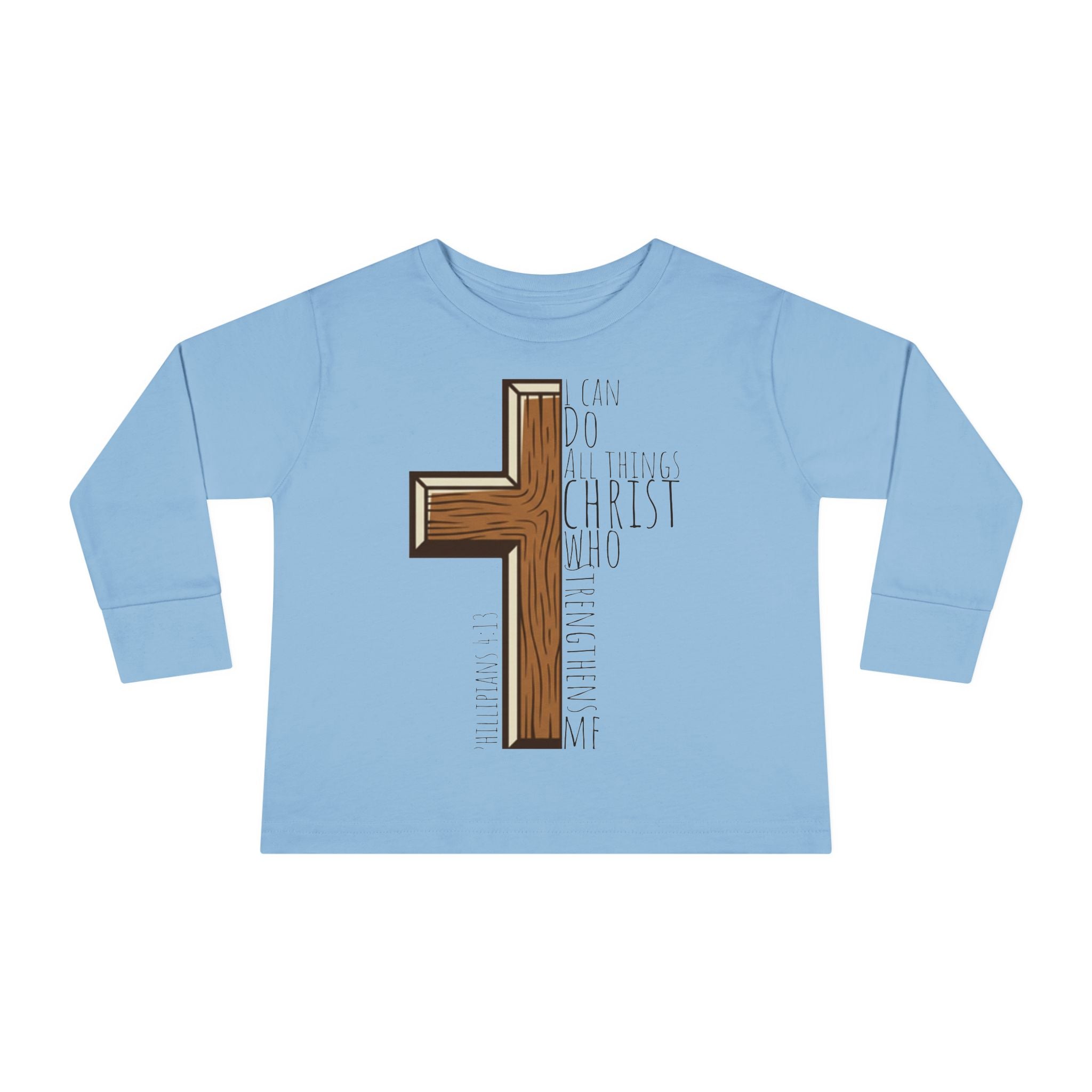 Toddler Long Sleeve Tee - I can do all things