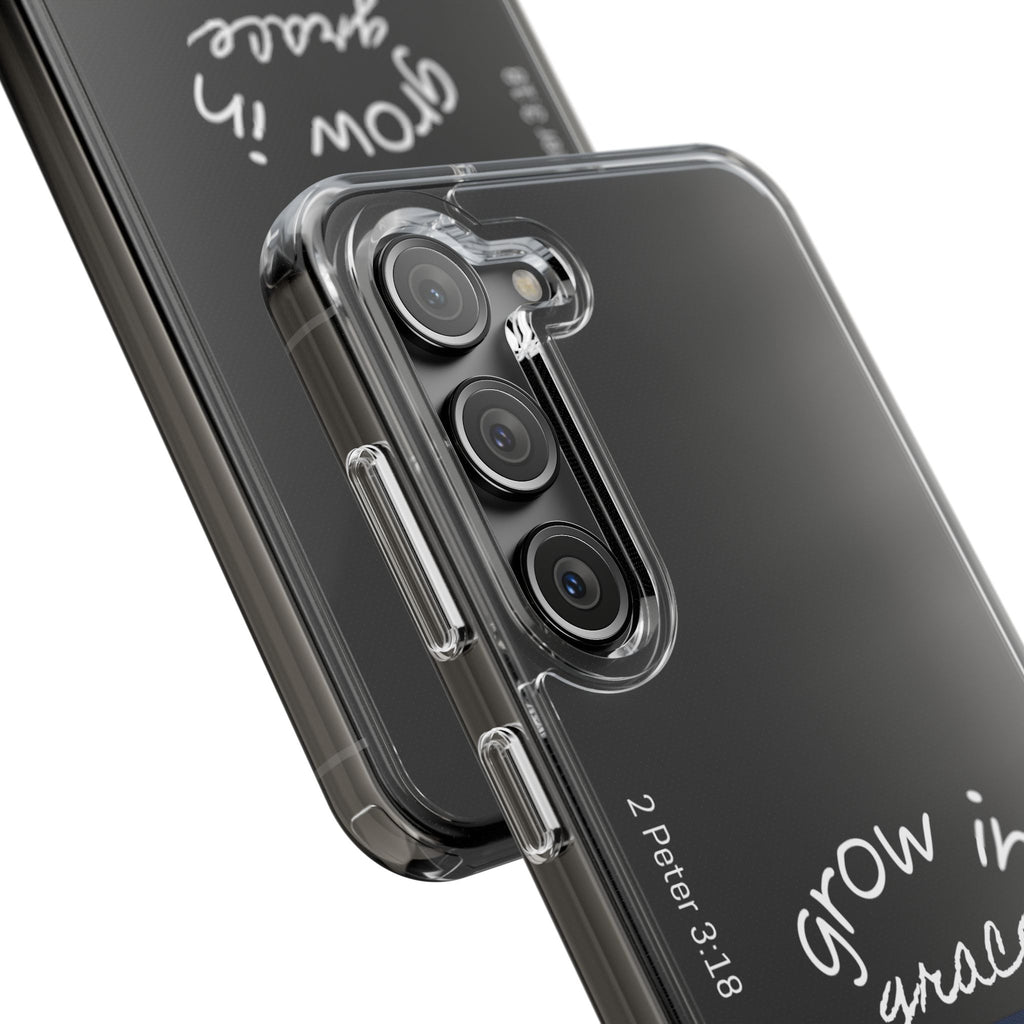 Clear Impact-Resistant Case - Grow in Grace