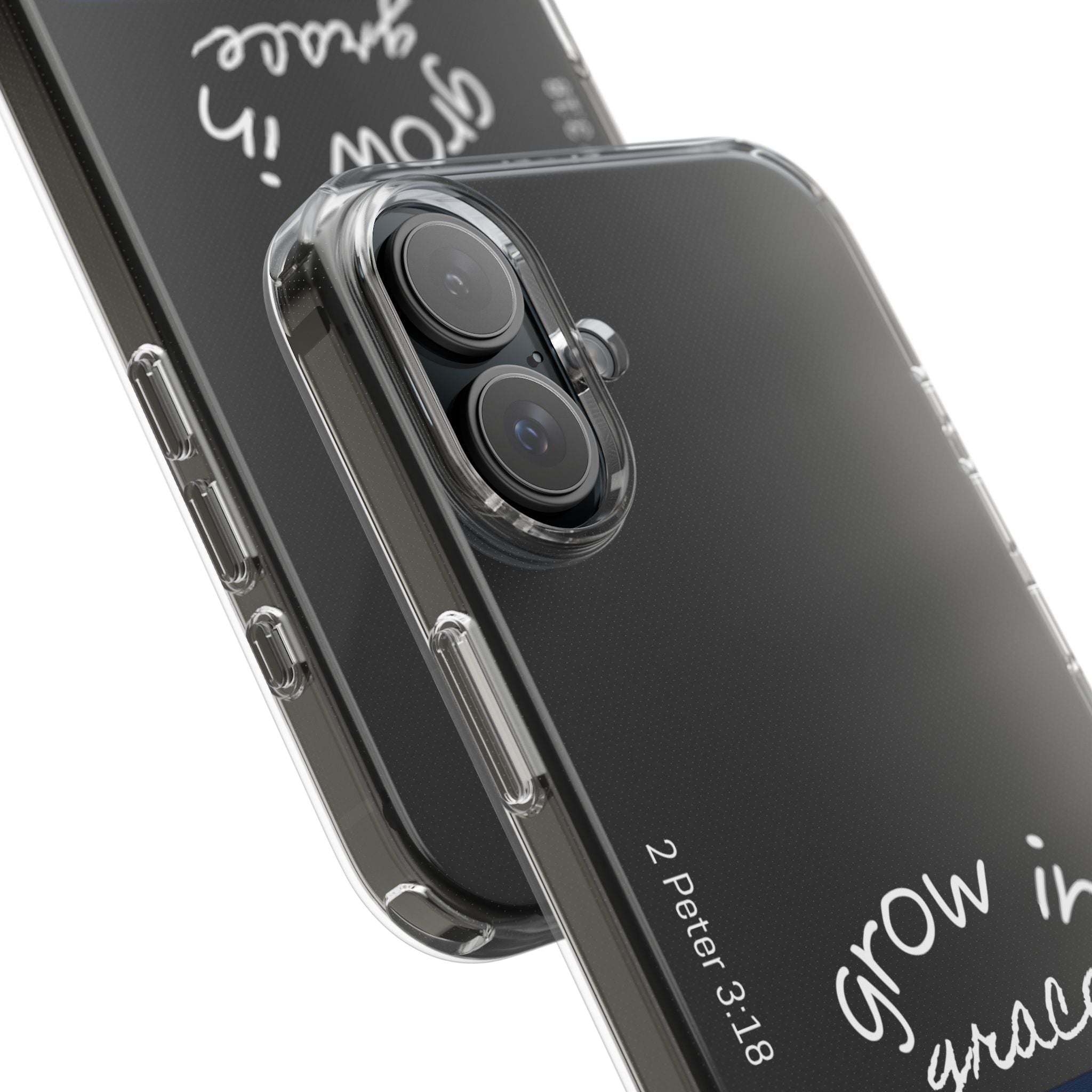 Clear Impact-Resistant Case - Grow in Grace